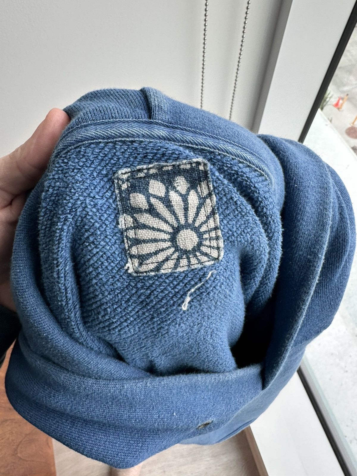 Visvim ICT indigo jumbo hoodie Size US M / EU 48-50 / 2 - 3 Thumbnail