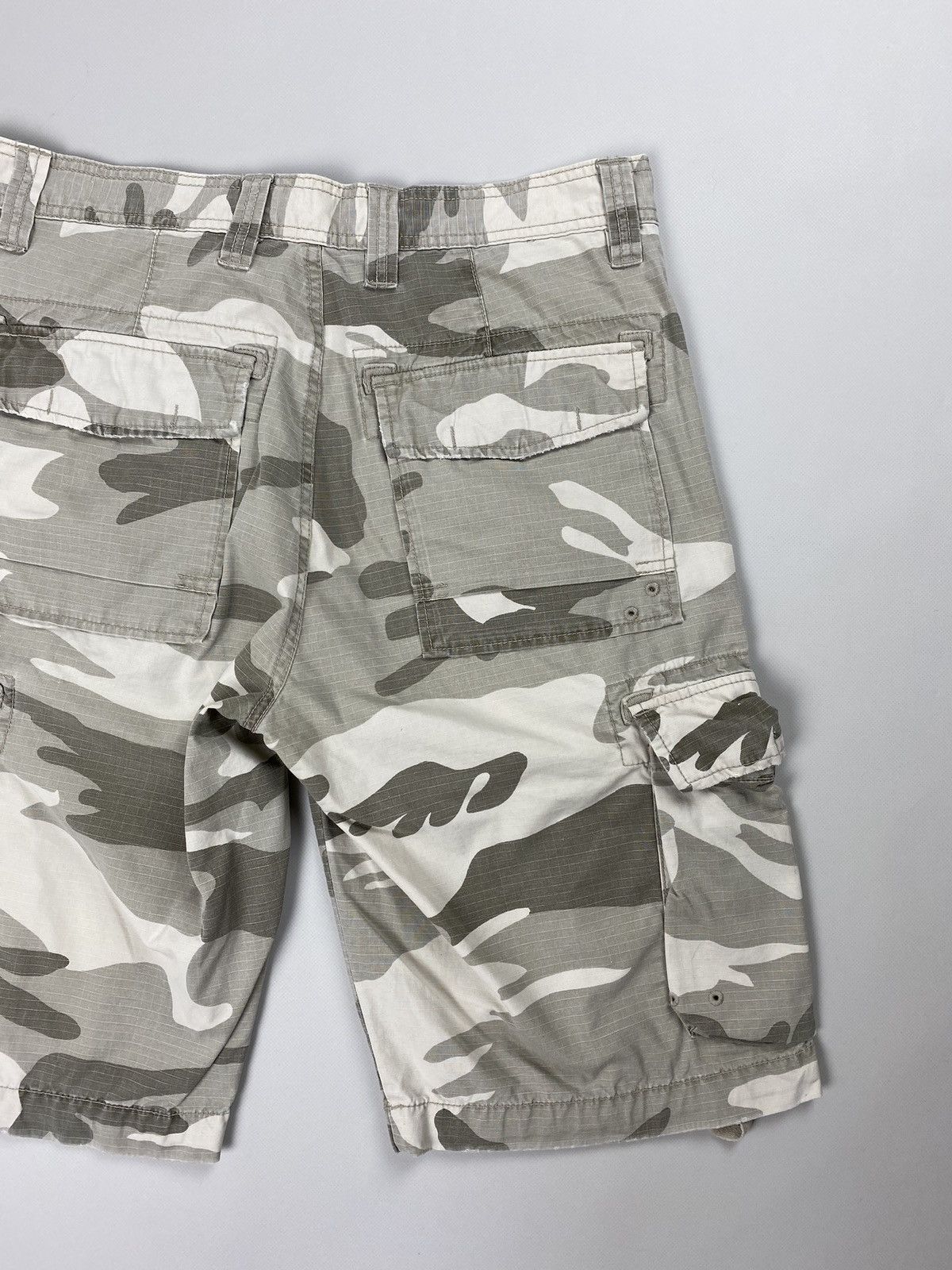 Schott Schott vintage men’s military cargo camo rip stop shorts Size US 32 / EU 48 - 20 Thumbnail
