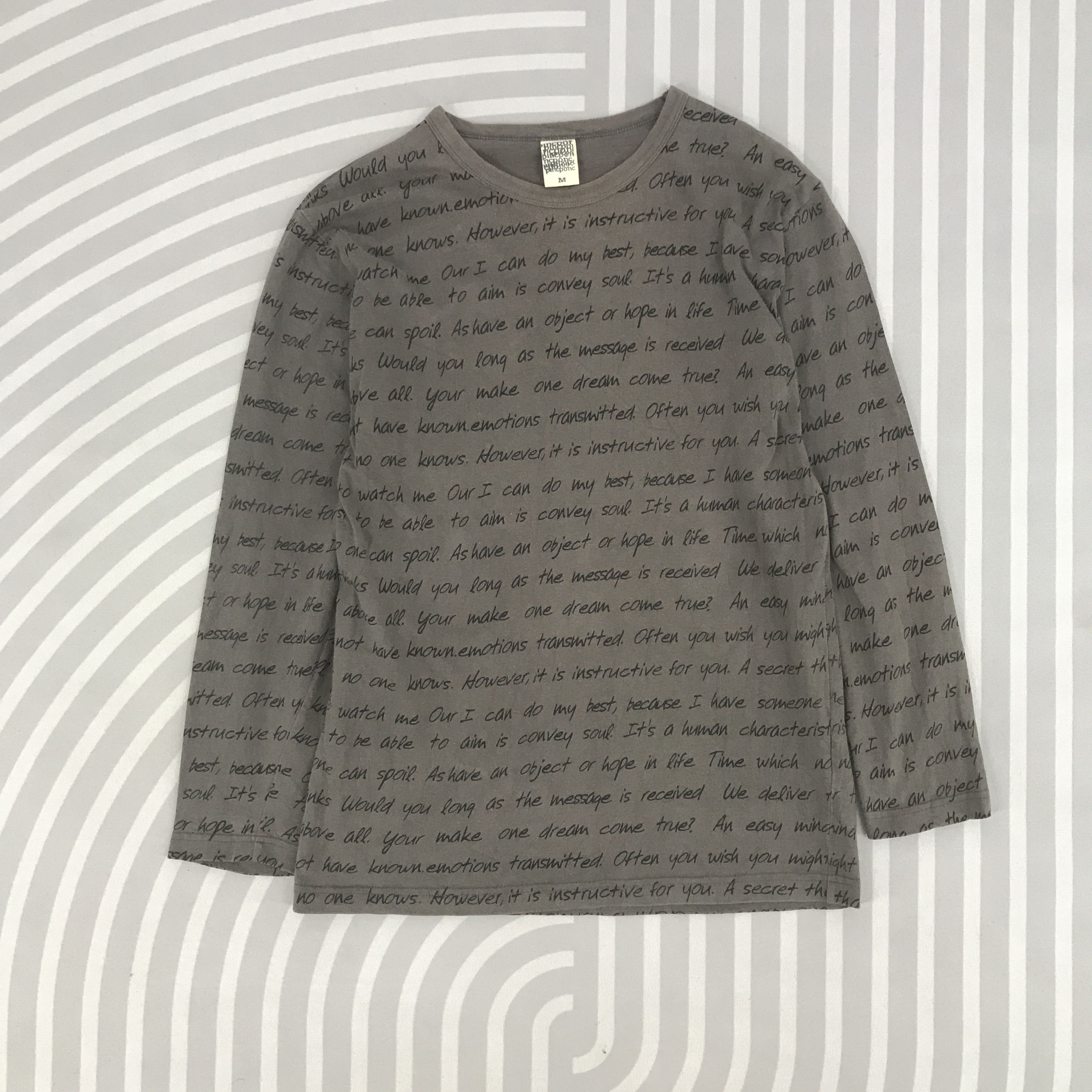 Japanese Brand × Vintage Japan Pincponc Style ifsixwasnine Long sleeve T-shirt Size US M / EU 48-50 / 2 - 1 Thumbnail