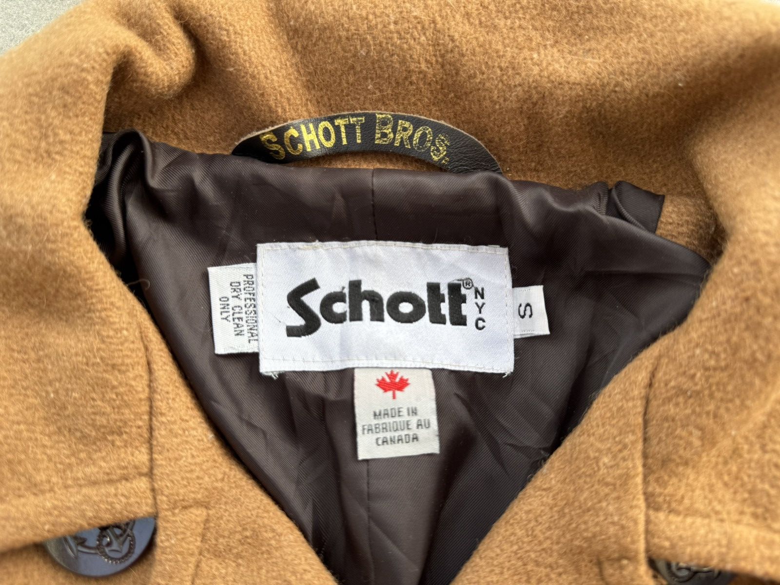 Schott Schott x Earth Music & Ecology Double Breasted Pea Coat Size S / US 4 / IT 40 - 7 Thumbnail