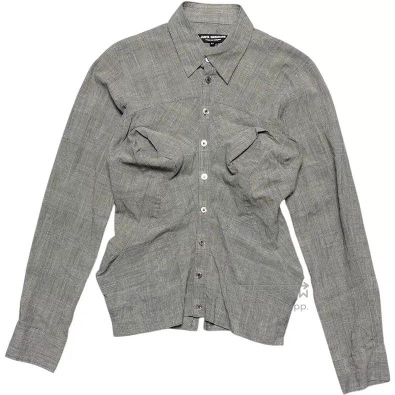 Junya Watanabe JUNYA WATANABE 3D Cut Wool Long Sleeve Shirt Size M / US 6-8 / IT 42-44 - 7 Thumbnail