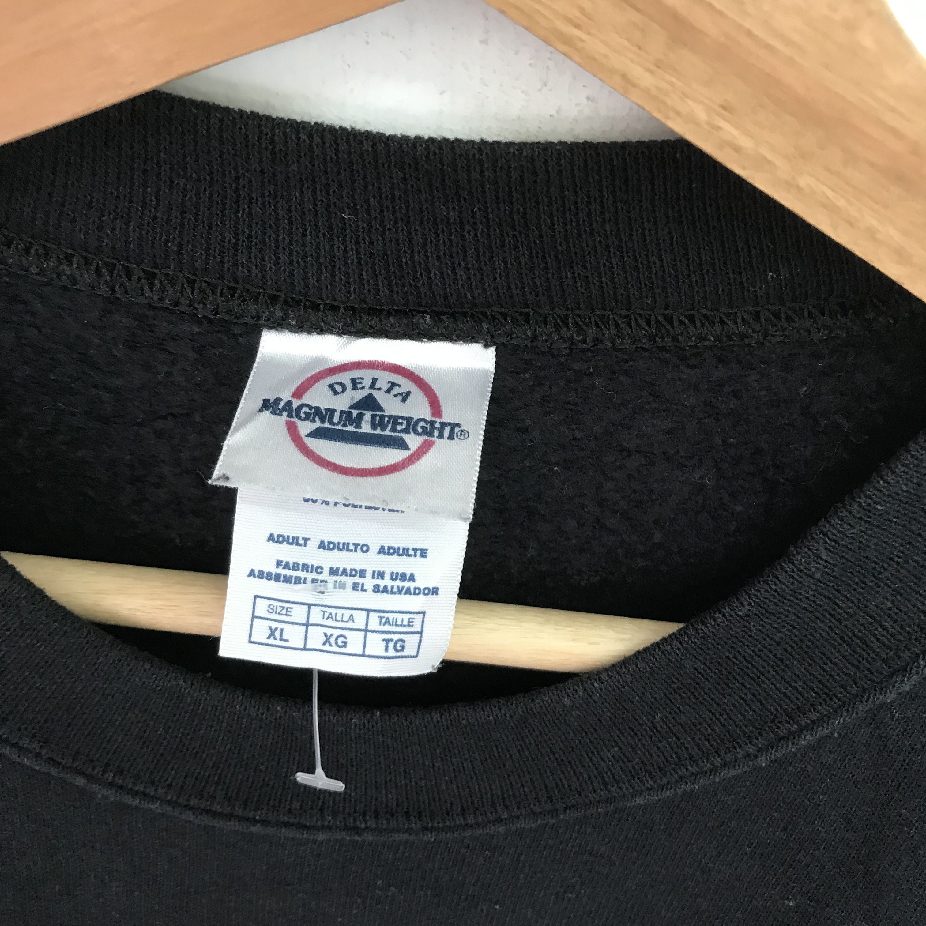 Japanese Brand Vintage Washington Dc Black Sweatshirt Xlarge - 648 Size US XL / EU 56 / 4 - 11 Thumbnail