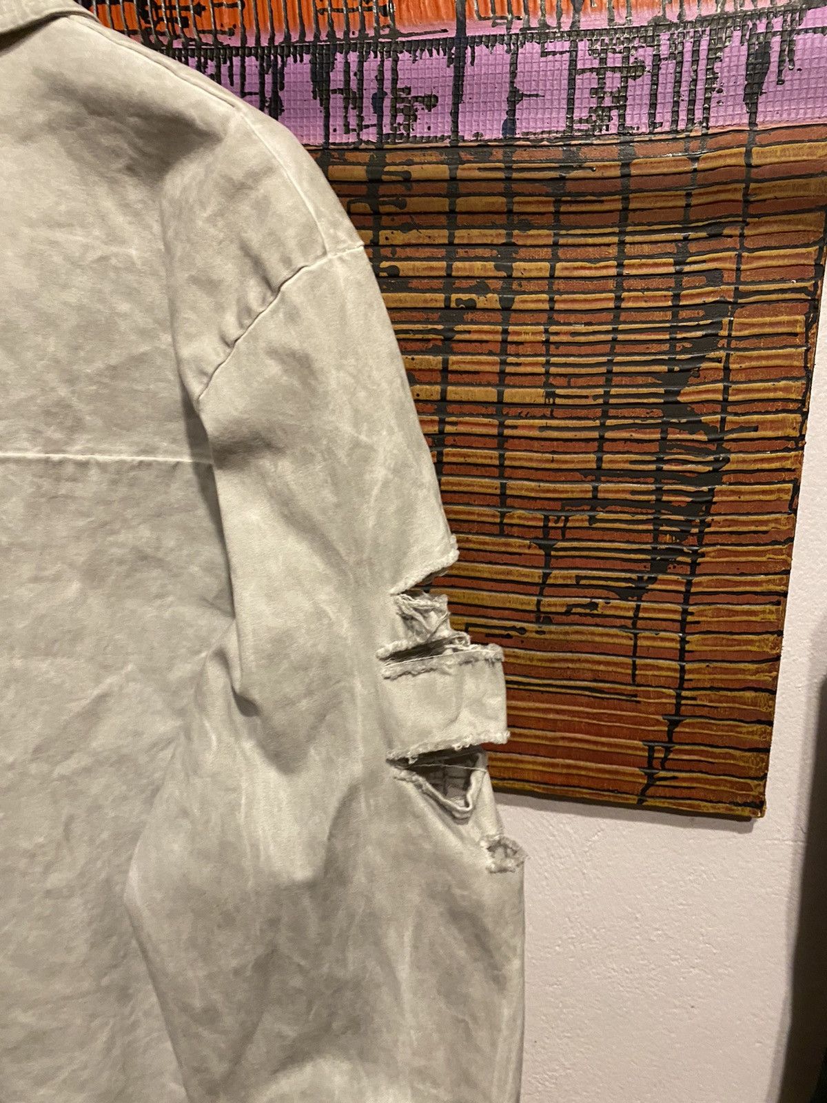 Japanese Brand vintage light jacket washed distressed Japanese style design Size US M / EU 48-50 / 2 - 7 Thumbnail