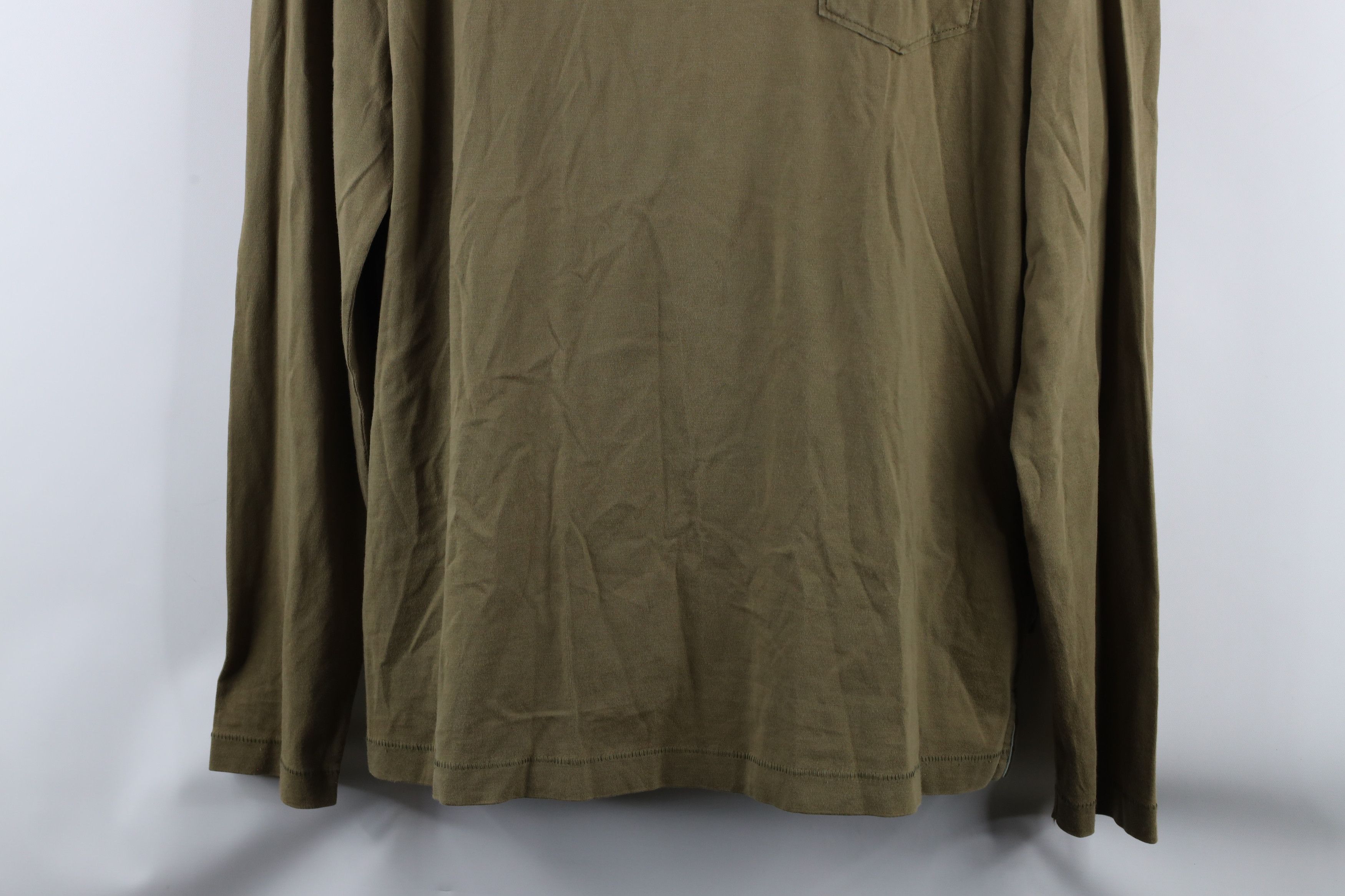 Tommy Bahama × Vintage Tommy Bahama Relax Logo Long Sleeve Pocket T-Shirt Olive Size US XL / EU 56 / 4 - 3 Thumbnail