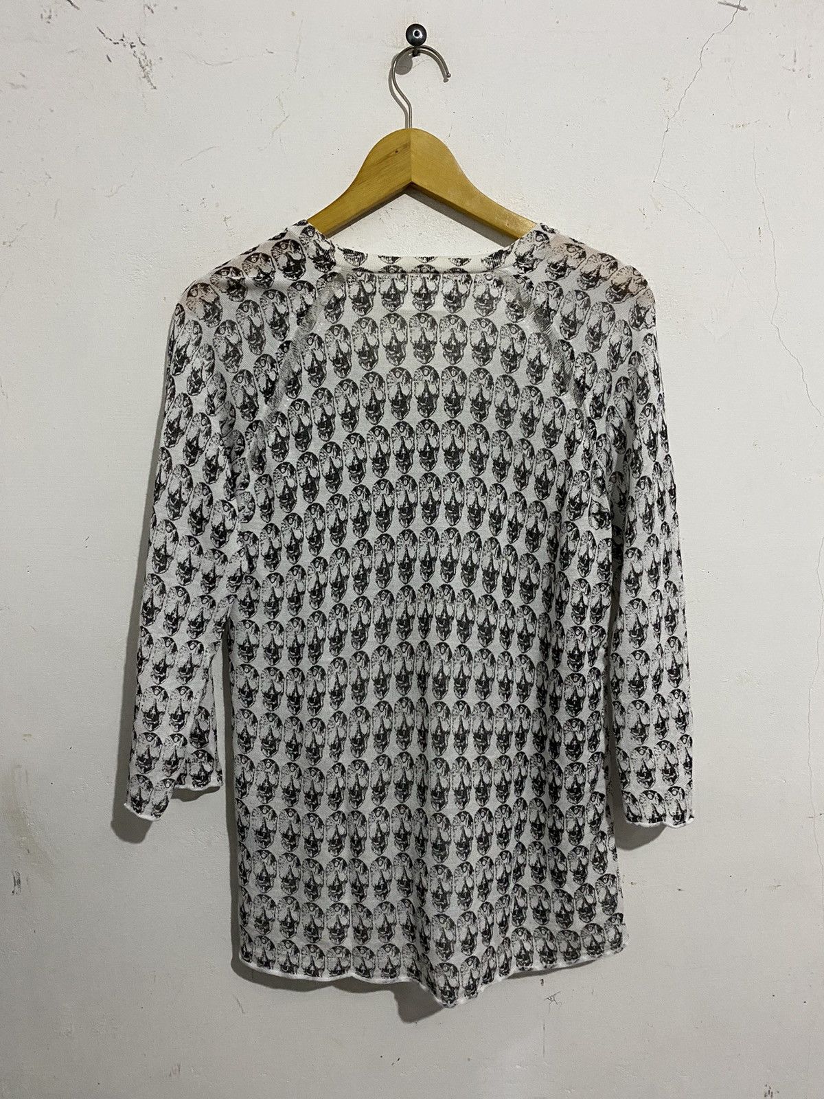 If Six Was Nine 💸BINDINGOFFER💸JapanSkull Mesh Shirt Lgb Ifsixwasnine Styled Size US M / EU 48-50 / 2 - 4 Thumbnail