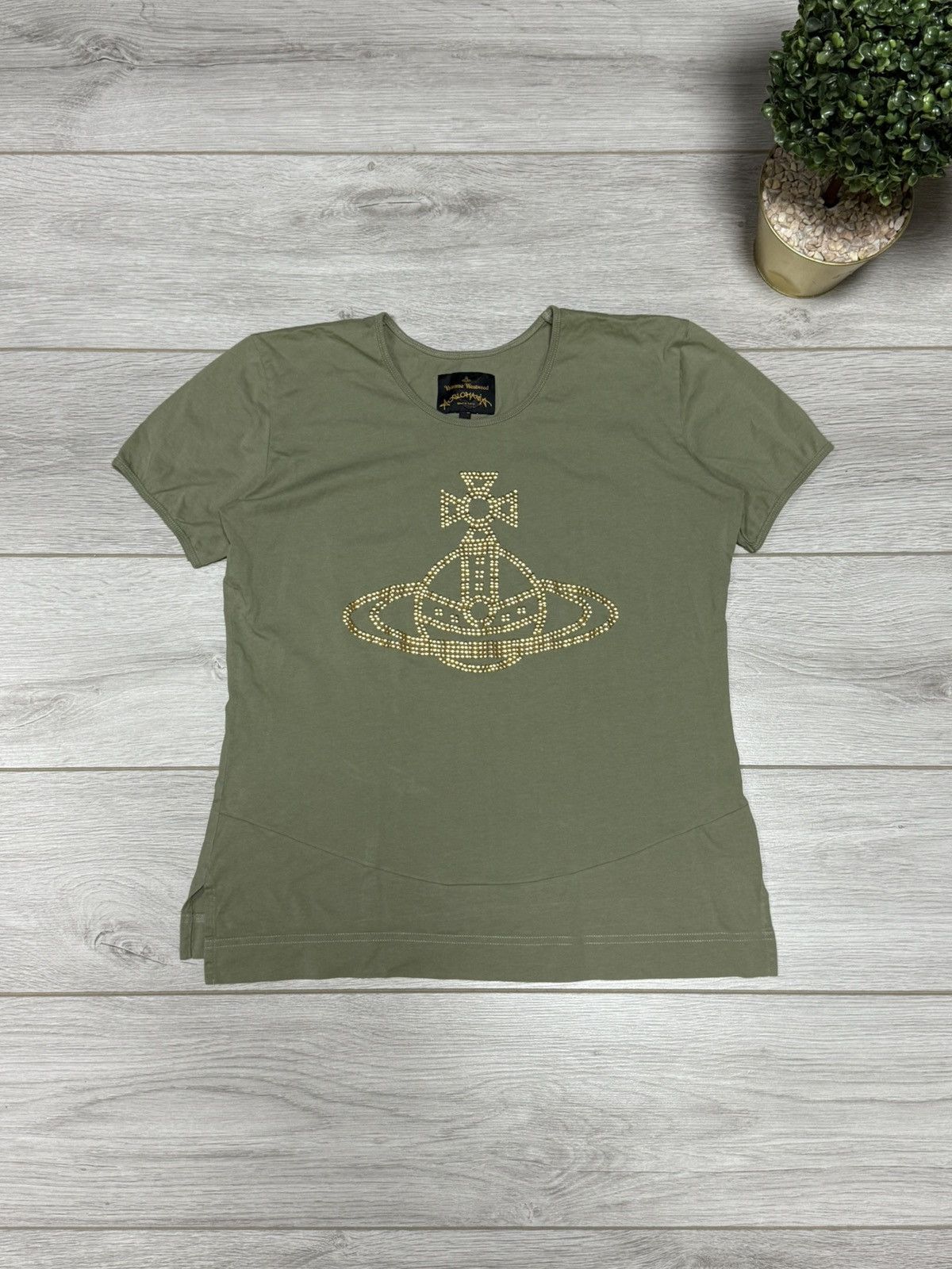 Vivienne Westwood Vivienne Westwood big orb rhinestones tee shirt Size XL / US 12-14 / IT 48-50 - 3 Thumbnail