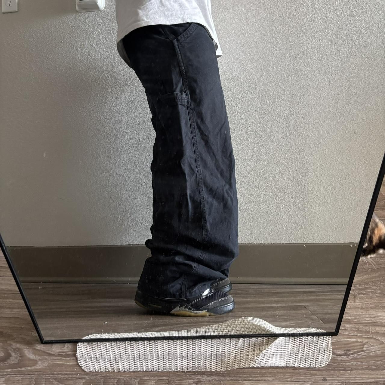 Vintage Crazy Vintage Y2K/2000s Baggy Black Streetwear Skater Carpenter Pants! 32x32 Size US 32 / EU 48 - 2 Thumbnail