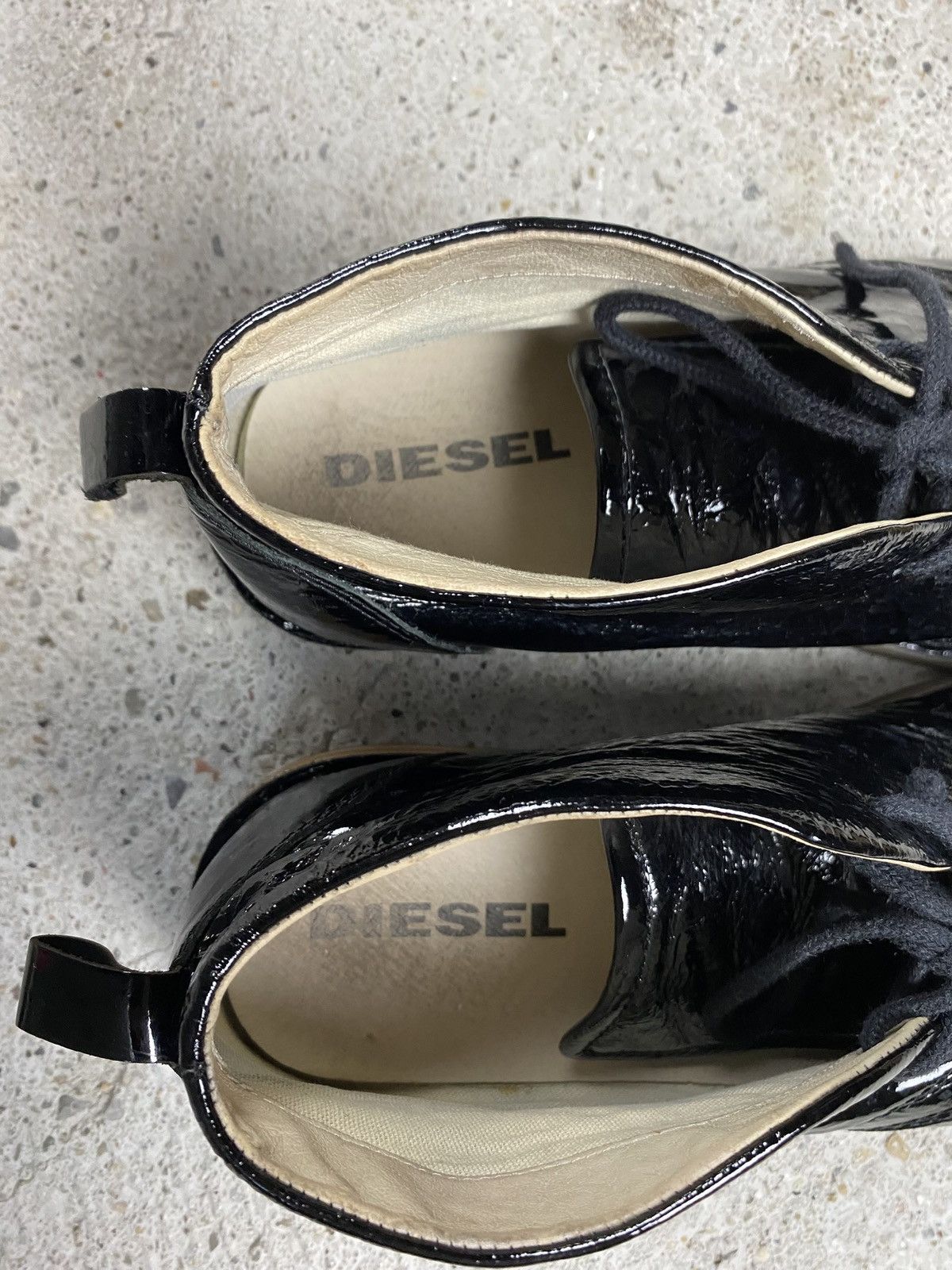 Diesel Diesel vintage patent leather shoes boots black transparent Size US 9 / EU 42 - 3 Thumbnail