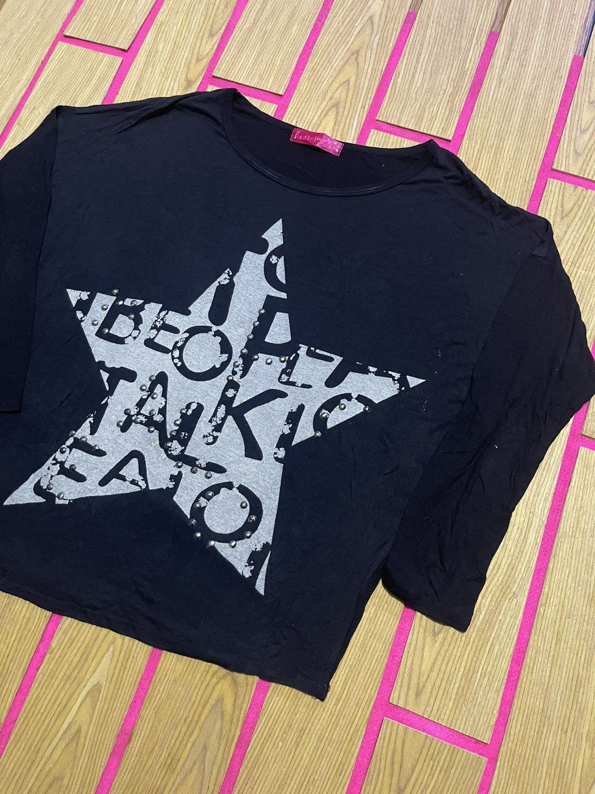 If Six Was Nine Y2K REDJUJU long sleeve tshirt with star big logo style Size L / US 10 / IT 46 - 2 Thumbnail