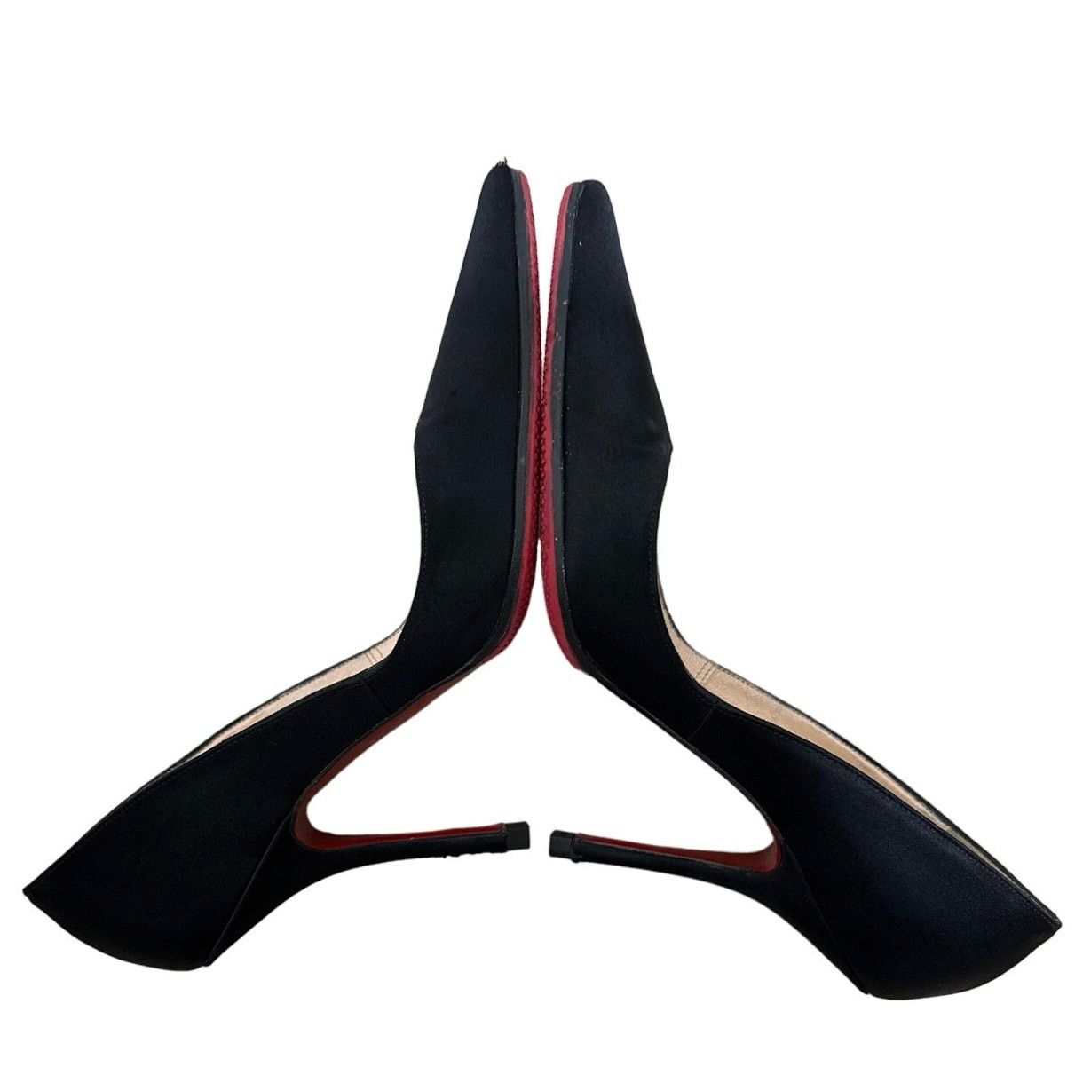 Christian Louboutin Christian Louboutin Satin Pumps Size 35 Women 4.5 Red Bottom Size US 4.5 / IT 34.5 - 6 Thumbnail