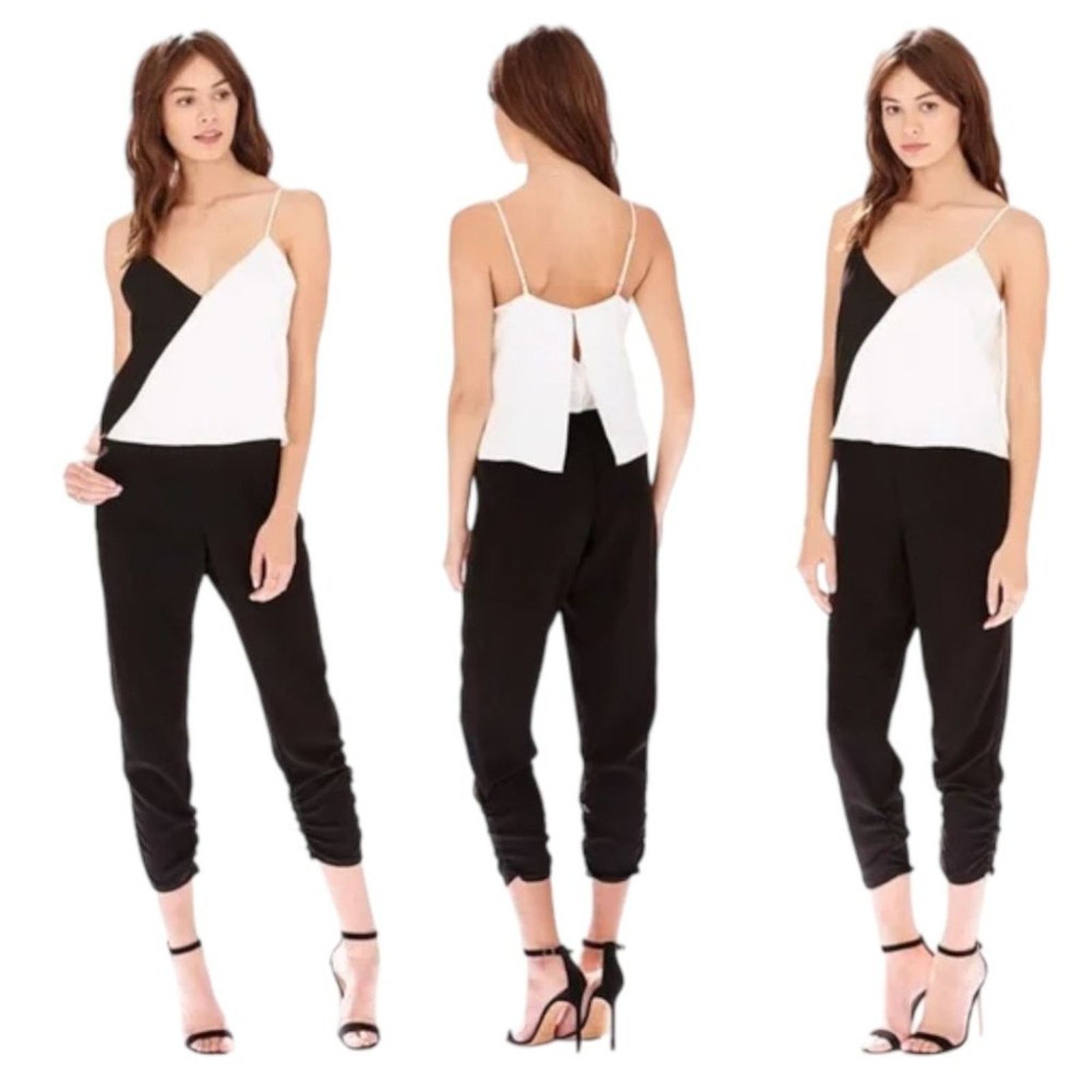 Parker Parker Ivy Sleeveless Colorblock Jumpsuit Size Medium Size 29" - 1 Thumbnail