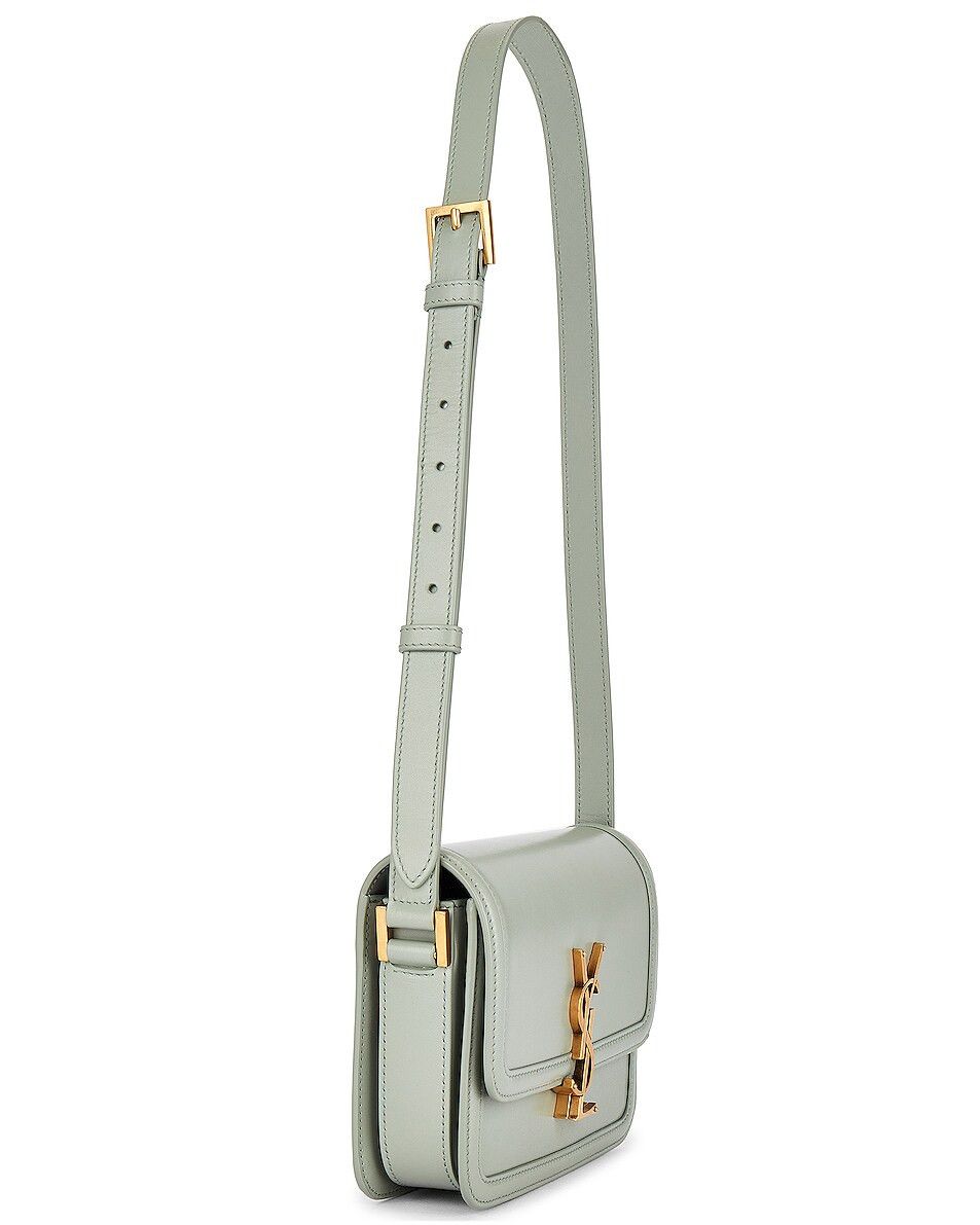 Saint Laurent Paris o1bcso1str0425 Size: OS/Puffer Small Chain Bag in Quite Blue Size ONE SIZE - 3 Thumbnail