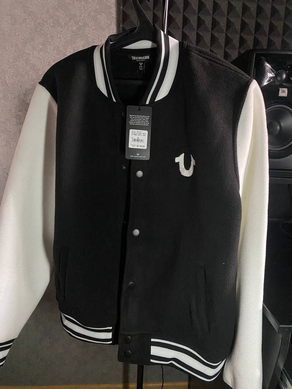 True Religion True Religion Bonded Varsity Jacket Size US L / EU 52-54 / 3 - 3 Thumbnail