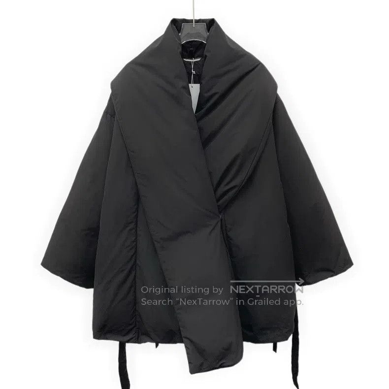 Other Max Mara Charcoal Bathrobe Style Long-Sleeve Down Jacket Size L / US 10 / IT 46 - 1 Thumbnail