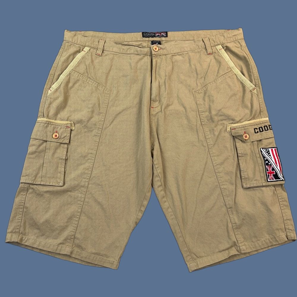Coogi VINTAGE COOGI Shorts Mens 48 Kahki Cargo Embroidered Baggy Hip Hop Skate Y2K Size US 32 / EU 48 - 1 Thumbnail