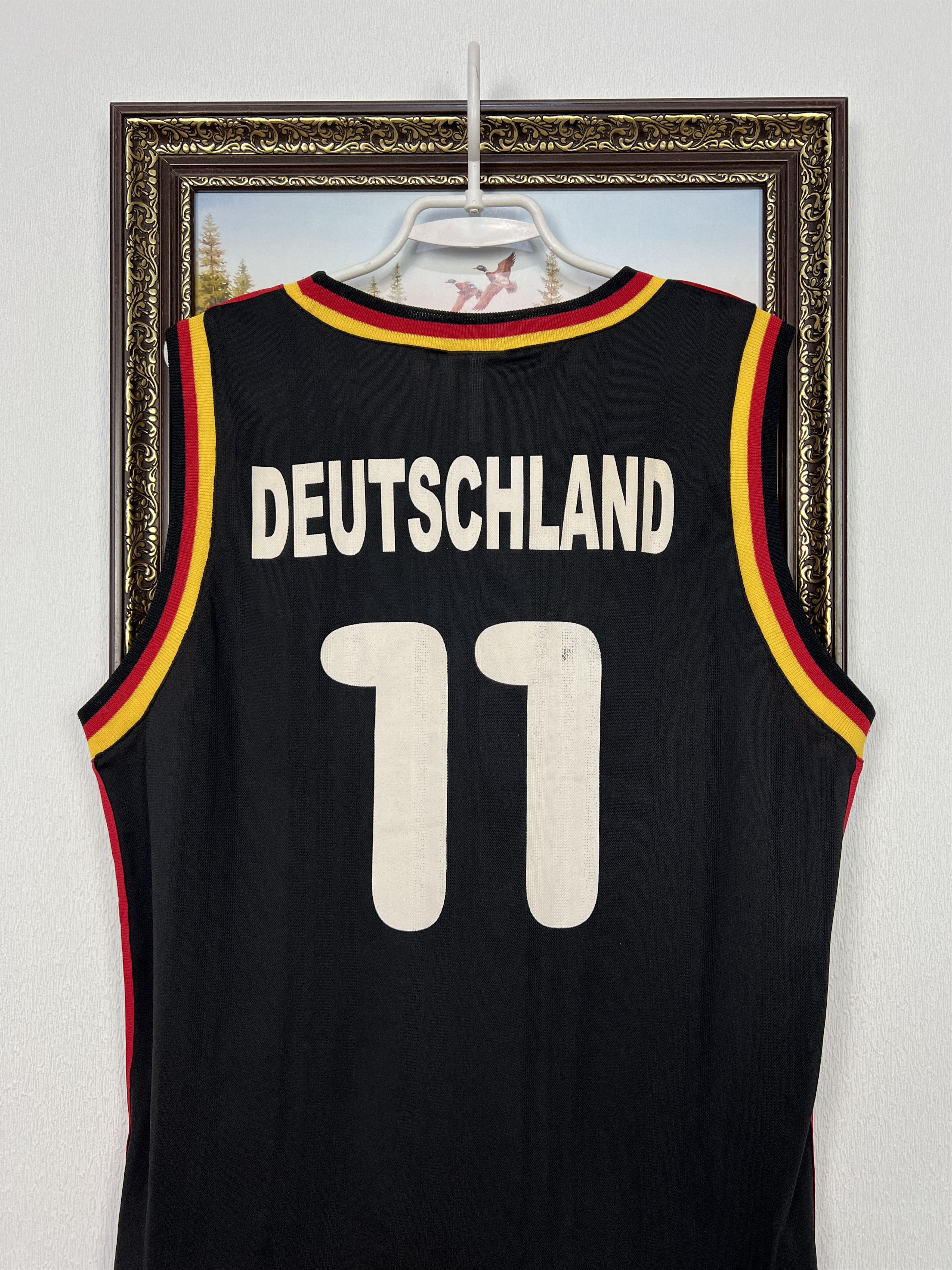 Adidas Vintage 90's Adidas FIBA Germany Basketball Jersey Size US XL / EU 56 / 4 - 12 Thumbnail