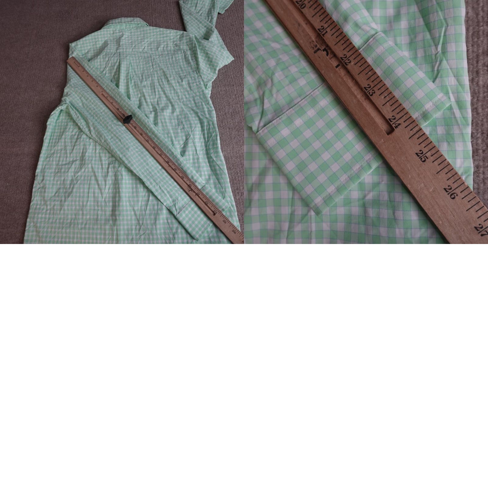 Vineyard Vines Vineyard Vines Shirt Small Green Gingham Plaid On The Go OTG Performance Shirt Button-Up Long Sleeve Collared Men Regular Green Vintage: No Size US S / EU 44-46 / 1 - 8 Thumbnail
