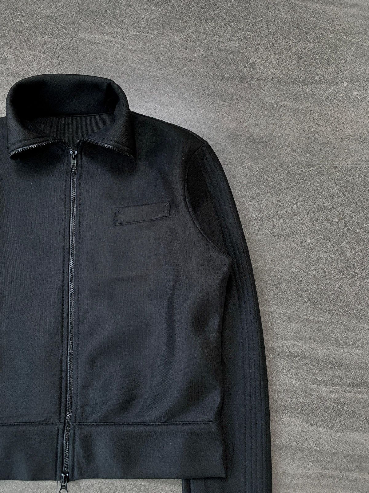 Yohji Yamamoto FREE TAX! Polyester One Pocket Biker Jacket - Medium Size US M / EU 48-50 / 2 - 3 Thumbnail