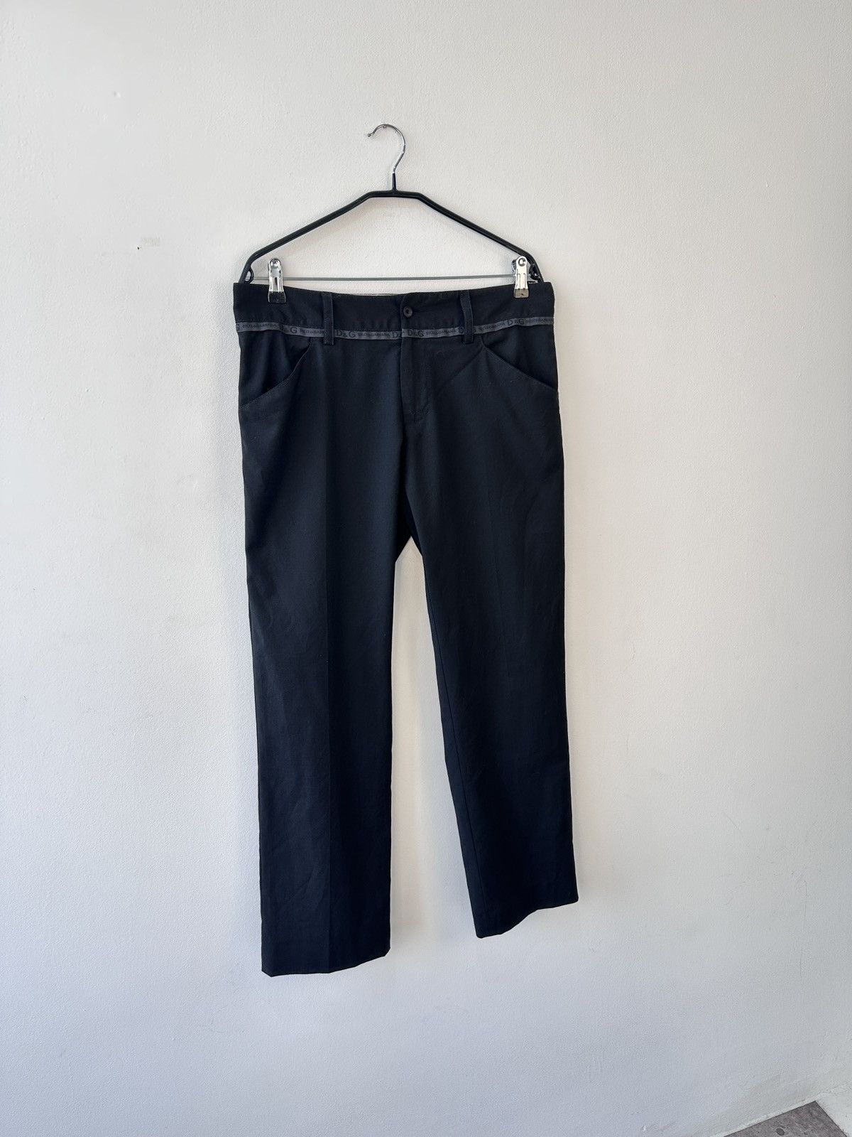 Dolce & Gabbana D&G Dolce & Gabbana Dress Pants Size 38/52 Wool Blend Italy Size US 38 / EU 54 - 2 Thumbnail