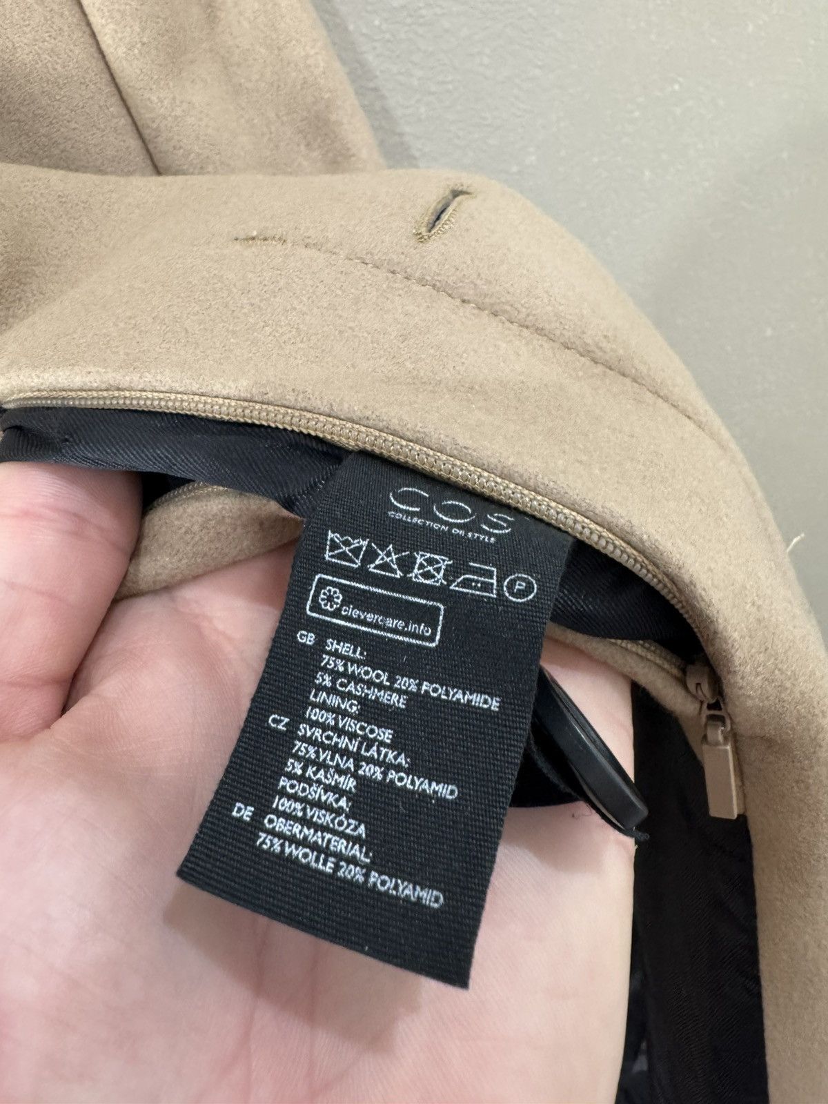 Cos Cos Regular Fit Wool Cashmere Blend Coat Size US M / EU 48-50 / 2 - 4 Thumbnail