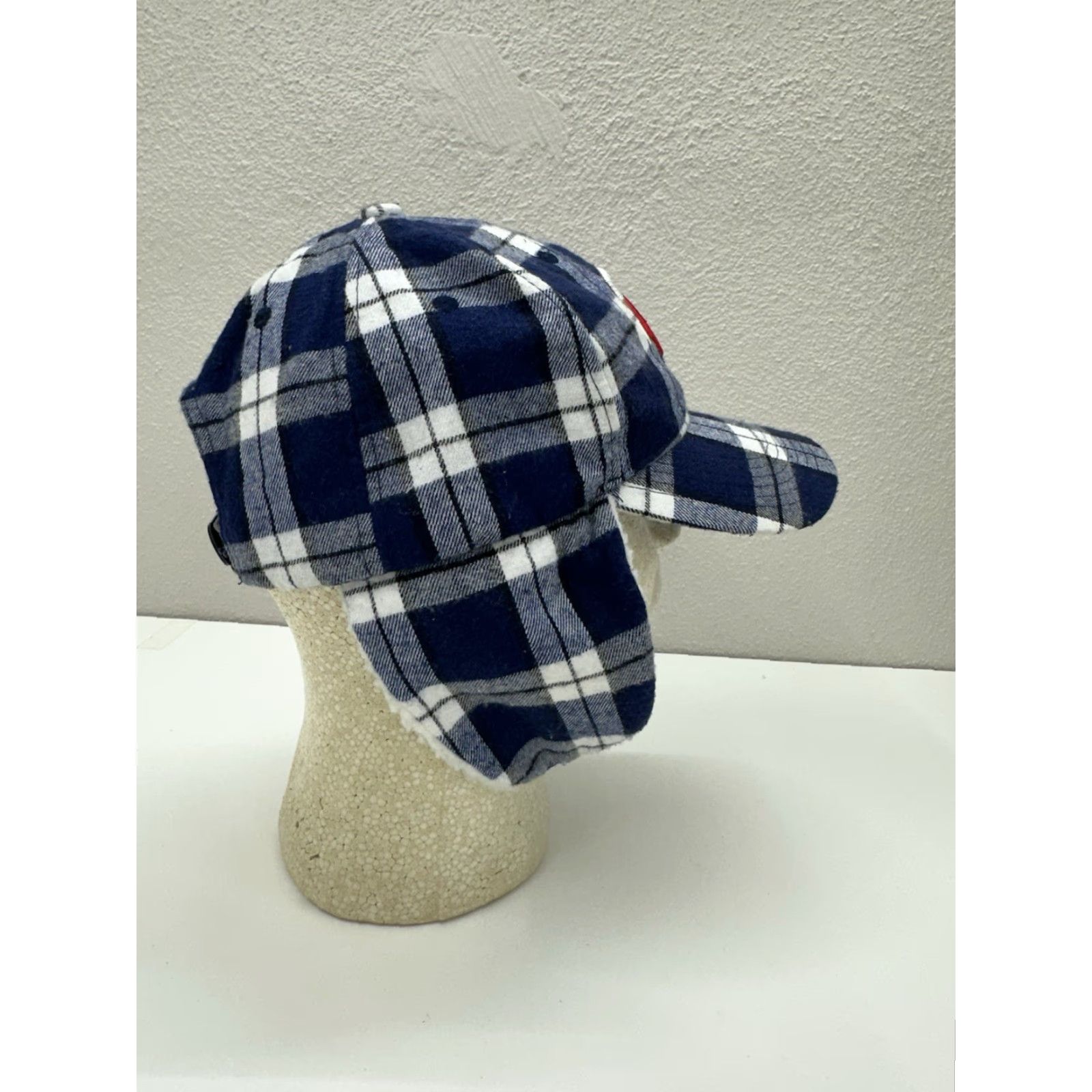 Twins Melonwear Trapper Hat Minnesota Twins MLB Pepsi Blue Plaid Lined Winter Cap Men One Size Blue Winter Cap Size ONE SIZE - 6 Thumbnail