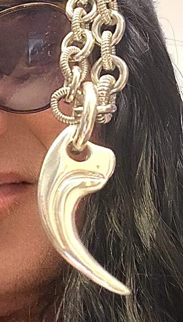 Robert Lee Morris RLM Robert Lee Morris Sterling Claw Necklace Size ONE SIZE - 3 Thumbnail