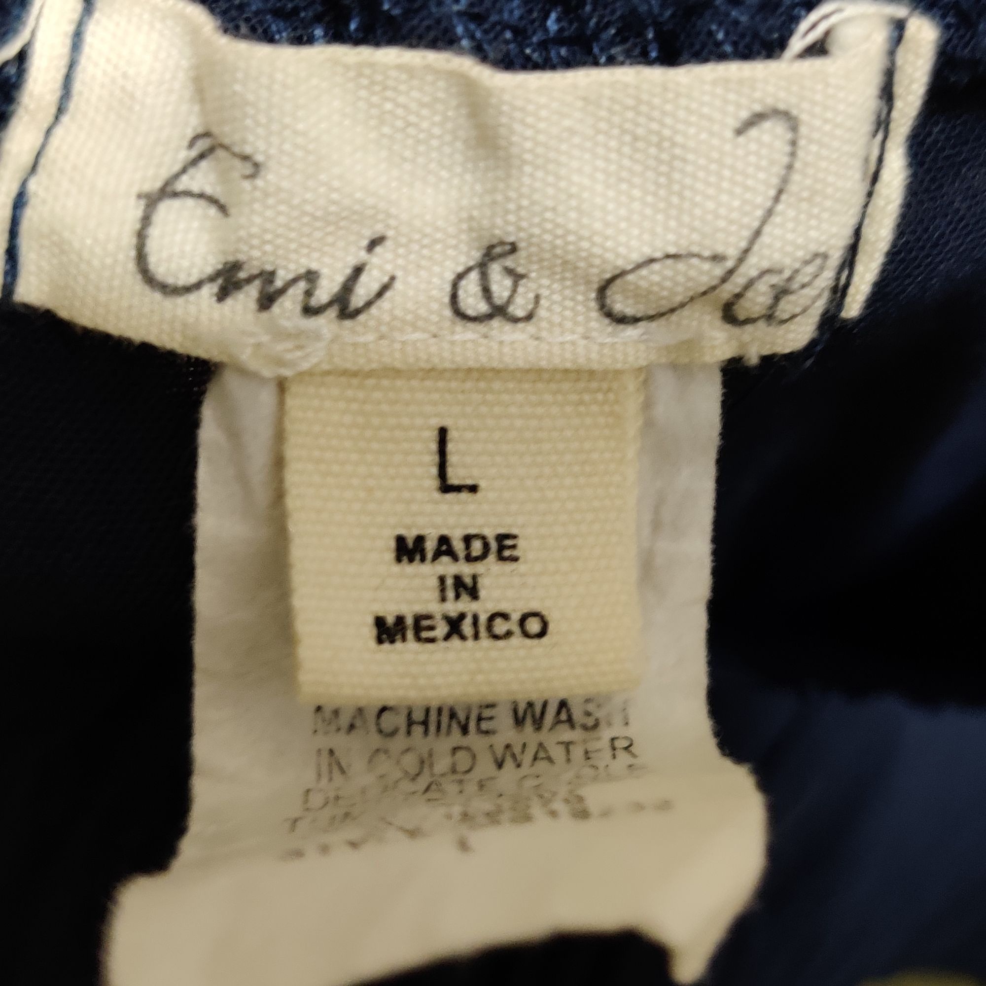 Other Emi & Joe L Navy Blue Midi Skirt Pockets Button Detail Flowy Size 34" / US 12 / IT 48 - 5 Thumbnail