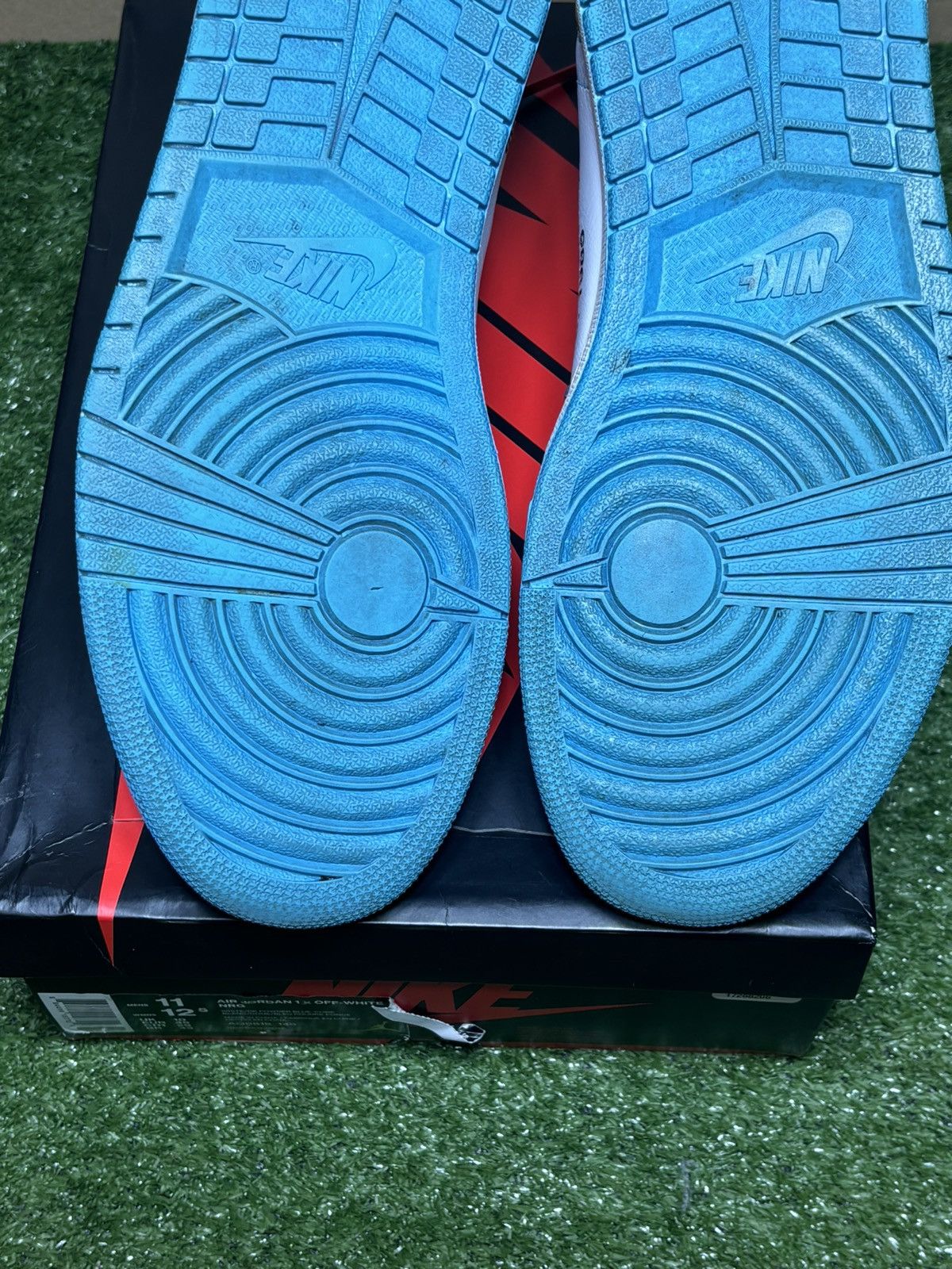 Jordan Brand × Off-White Jordan 1 offwhite University blue Size US 11 / EU 44 - 10 Thumbnail