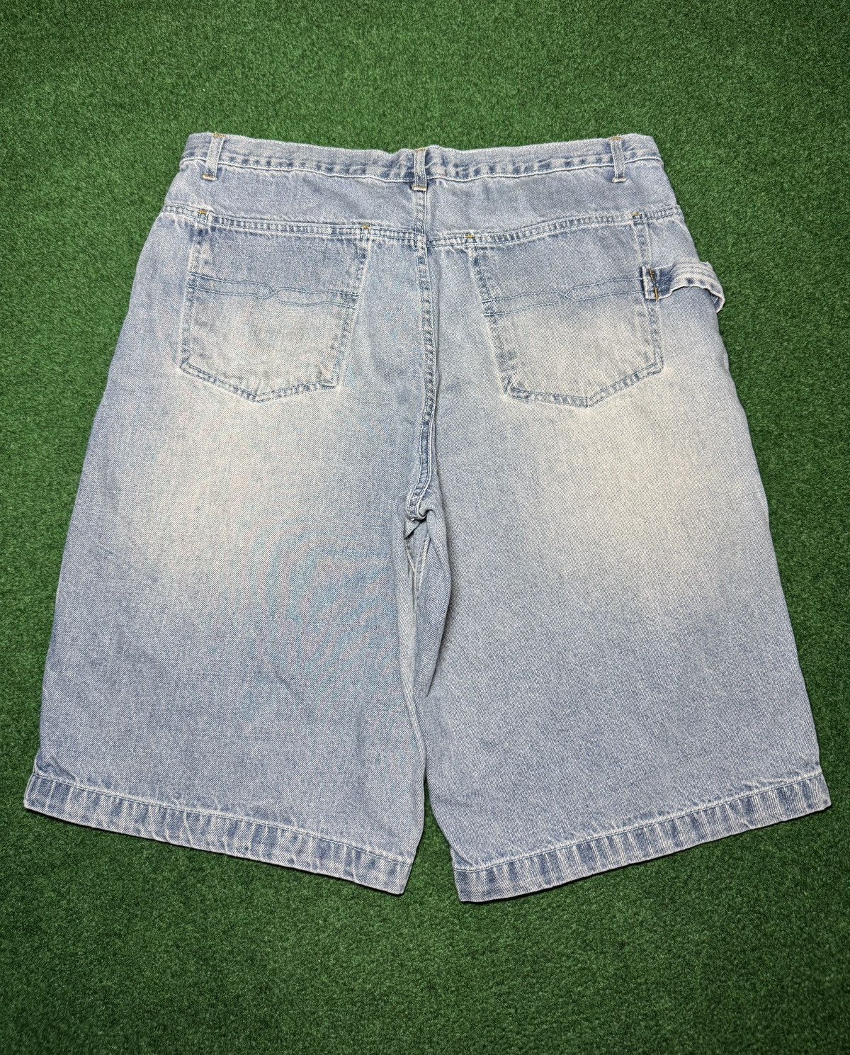 Vintage Y2K Baggy Carpenter Jort Hip Hop Skater Grunge Denim Shorts Size US 36 / EU 52 - 1 Thumbnail