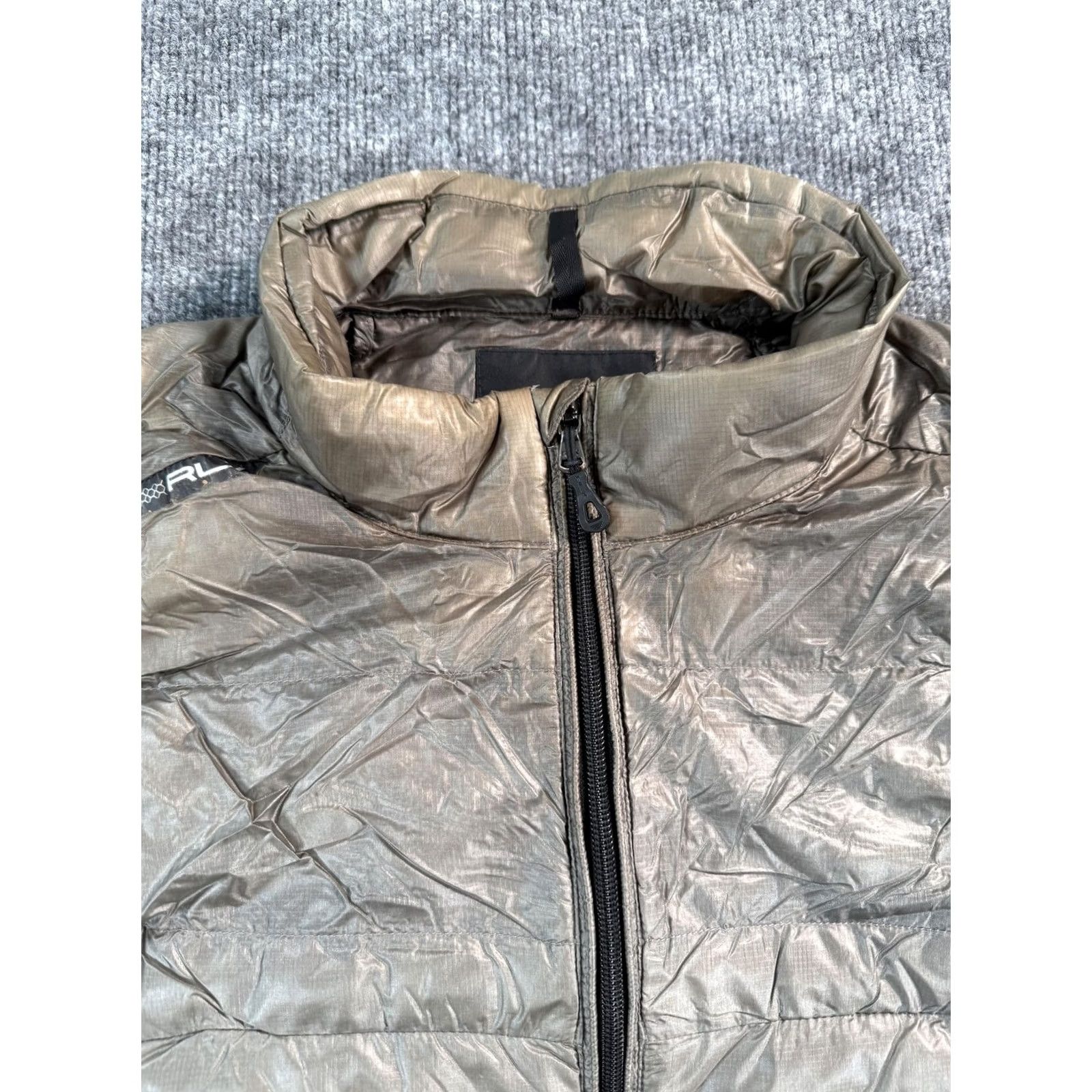 Ralph Lauren Ralph Lauren RLX Vest Mens XL Gray Down Puffer Quilted Lightweight Insulated Zip Size US XL / EU 56 / 4 - 3 Thumbnail