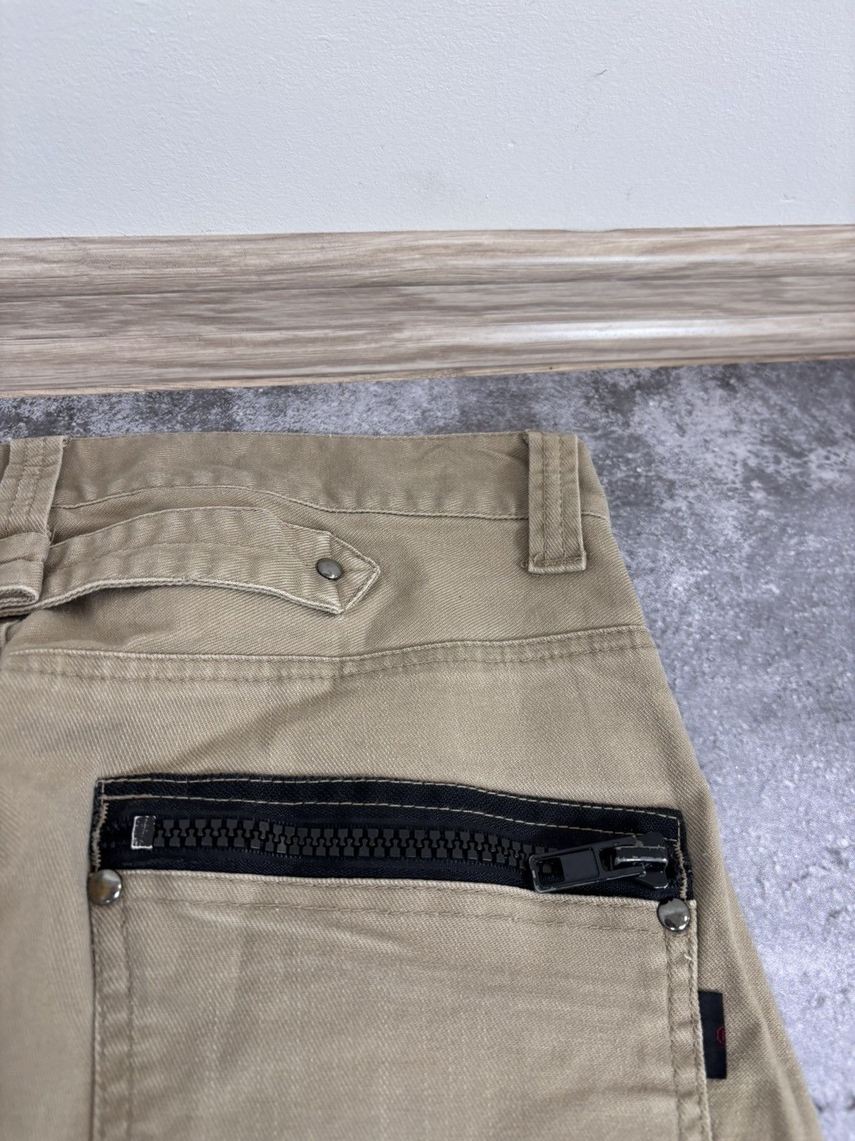 Japanese Brand Bee Bell Y2K Japanese Men’s Buckle Back Pants Jeans Size US 30 / EU 46 - 7 Thumbnail