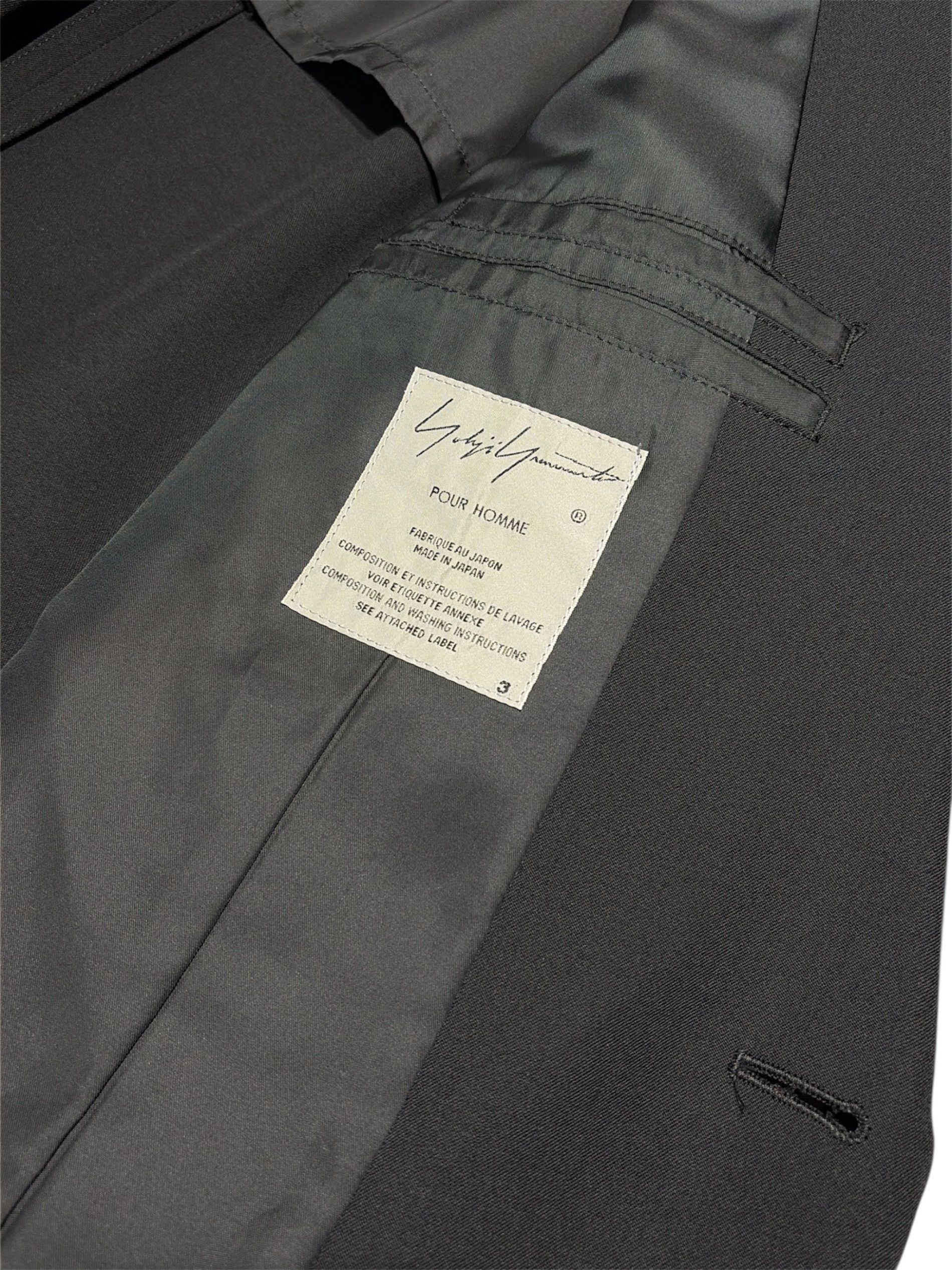 Yohji Yamamoto Yohji Yamamoto pour homme embroidered jacket Size US L / EU 52-54 / 3 - 5 Thumbnail
