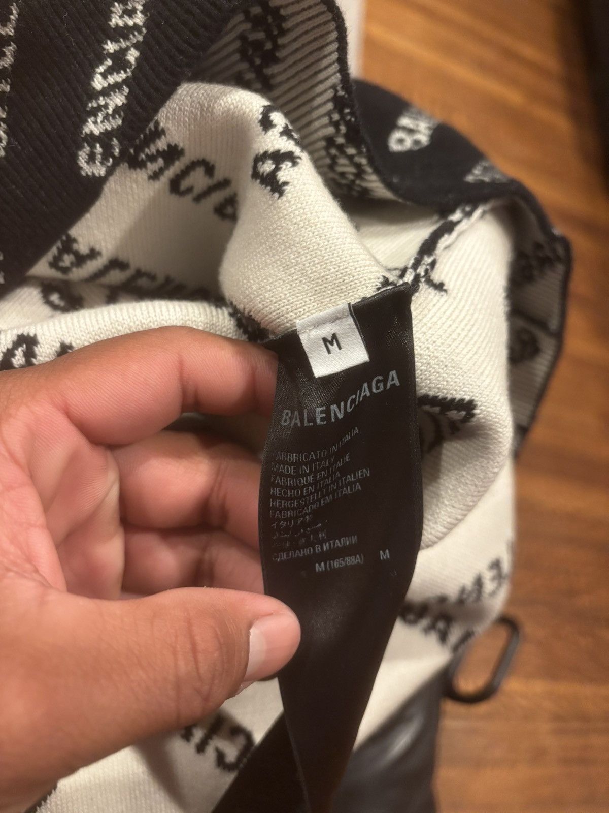 Balenciaga Balenciaga wool crewneck Size US M / EU 48-50 / 2 - 8 Thumbnail