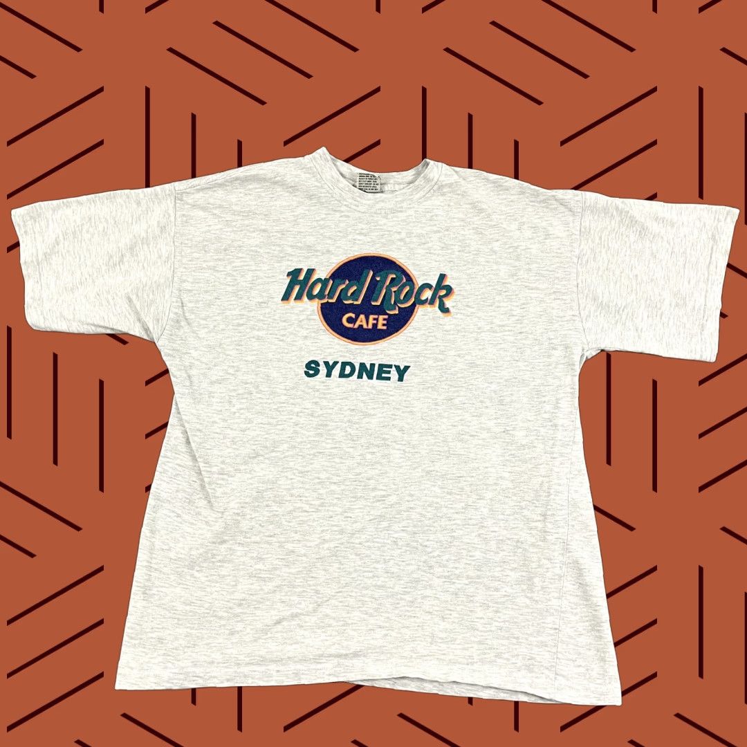 Hard Rock Cafe HARD ROCK CAFE Shirt Mens L/XL Gray Sydney Australia Graphic Tee Short Sleeve Shirt XL Gray Graphic Print Logo Men Size US XL / EU 56 / 4 - 1 Thumbnail