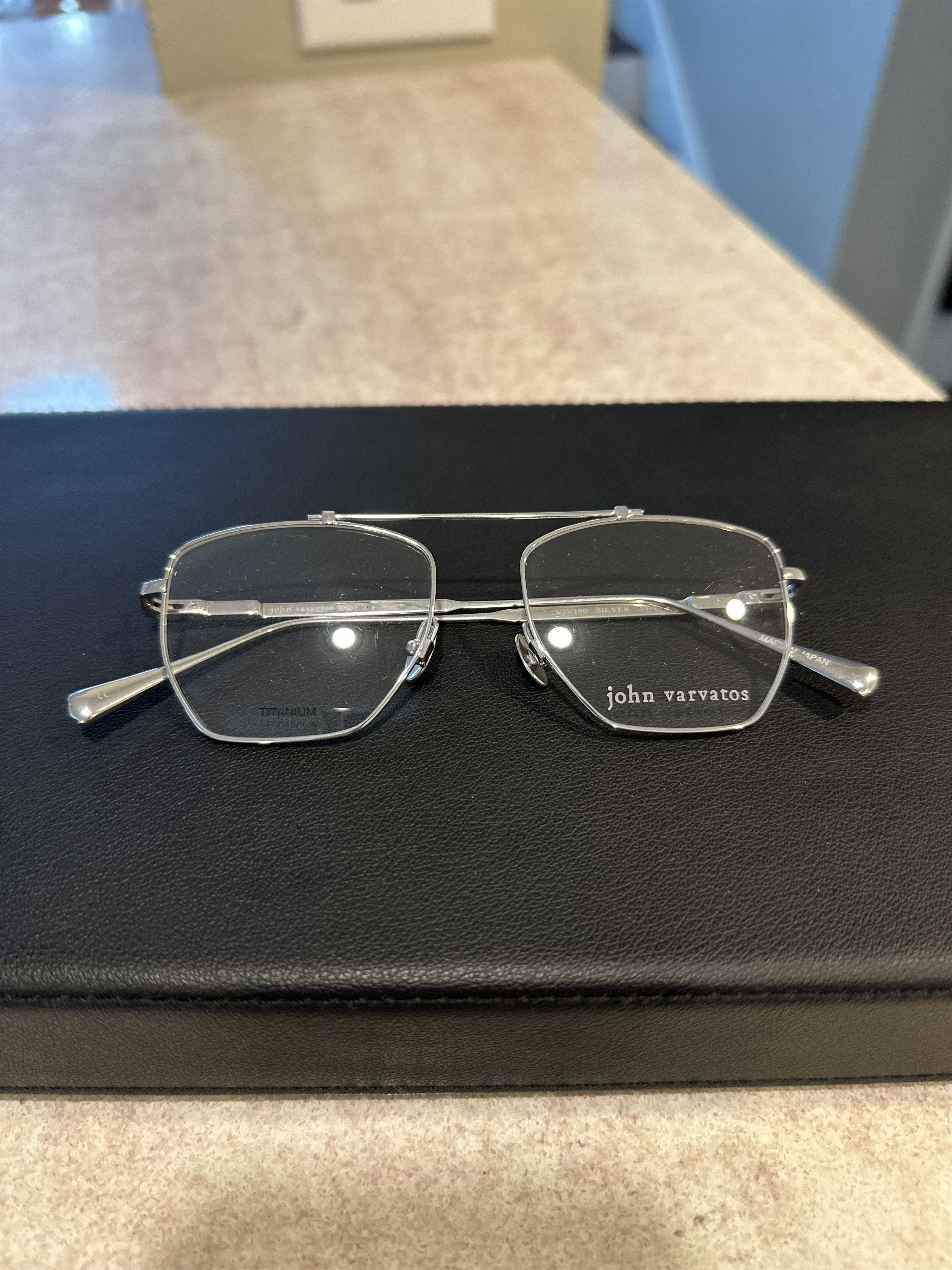 John Varvatos VJV190 51-17-145 Silver Glasses Size ONE SIZE - 1 Thumbnail