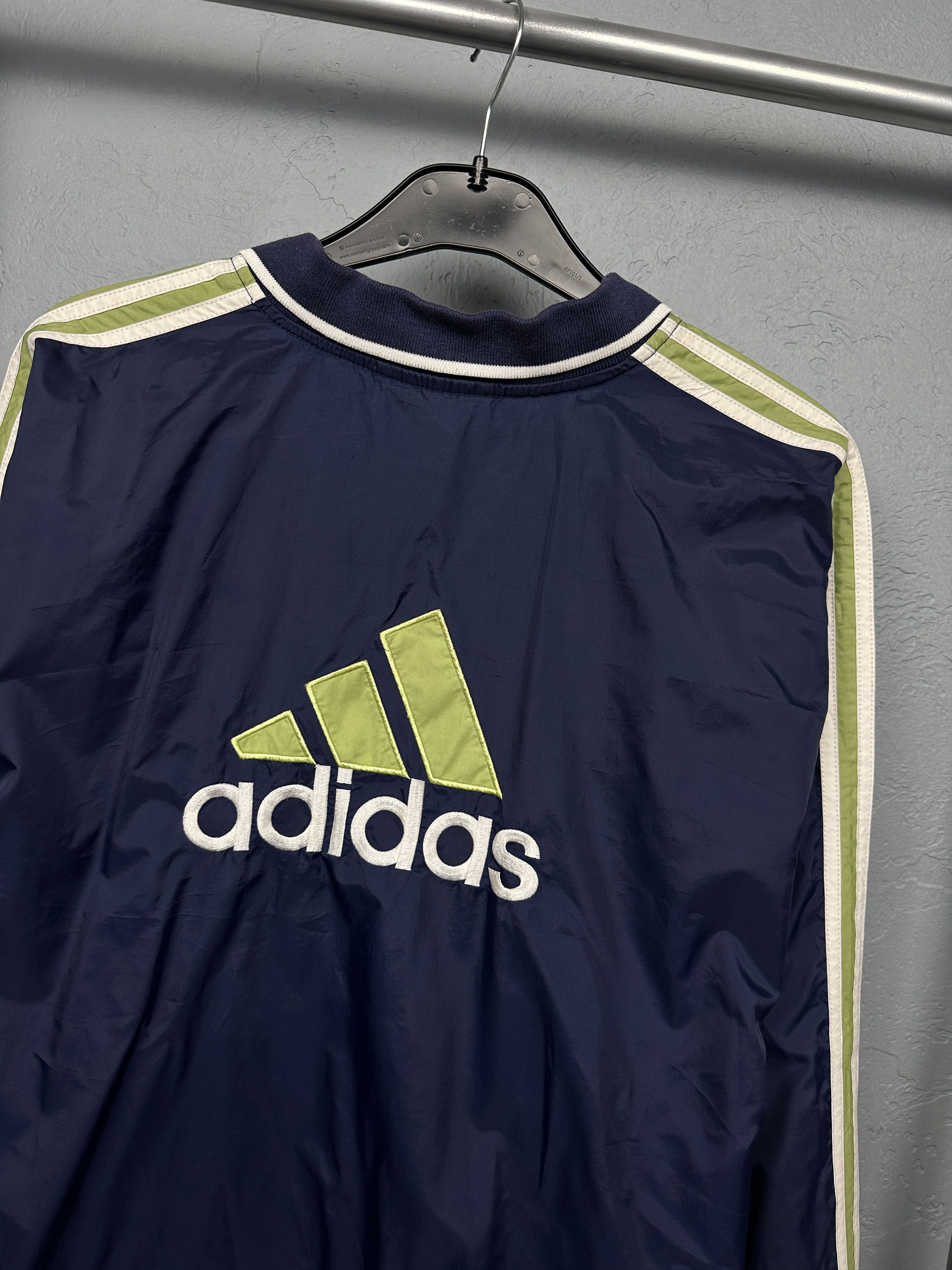 Adidas × Vintage Adidas 90s Vintage Mens Nylon Jacket Size US XL / EU 56 / 4 - 2 Thumbnail
