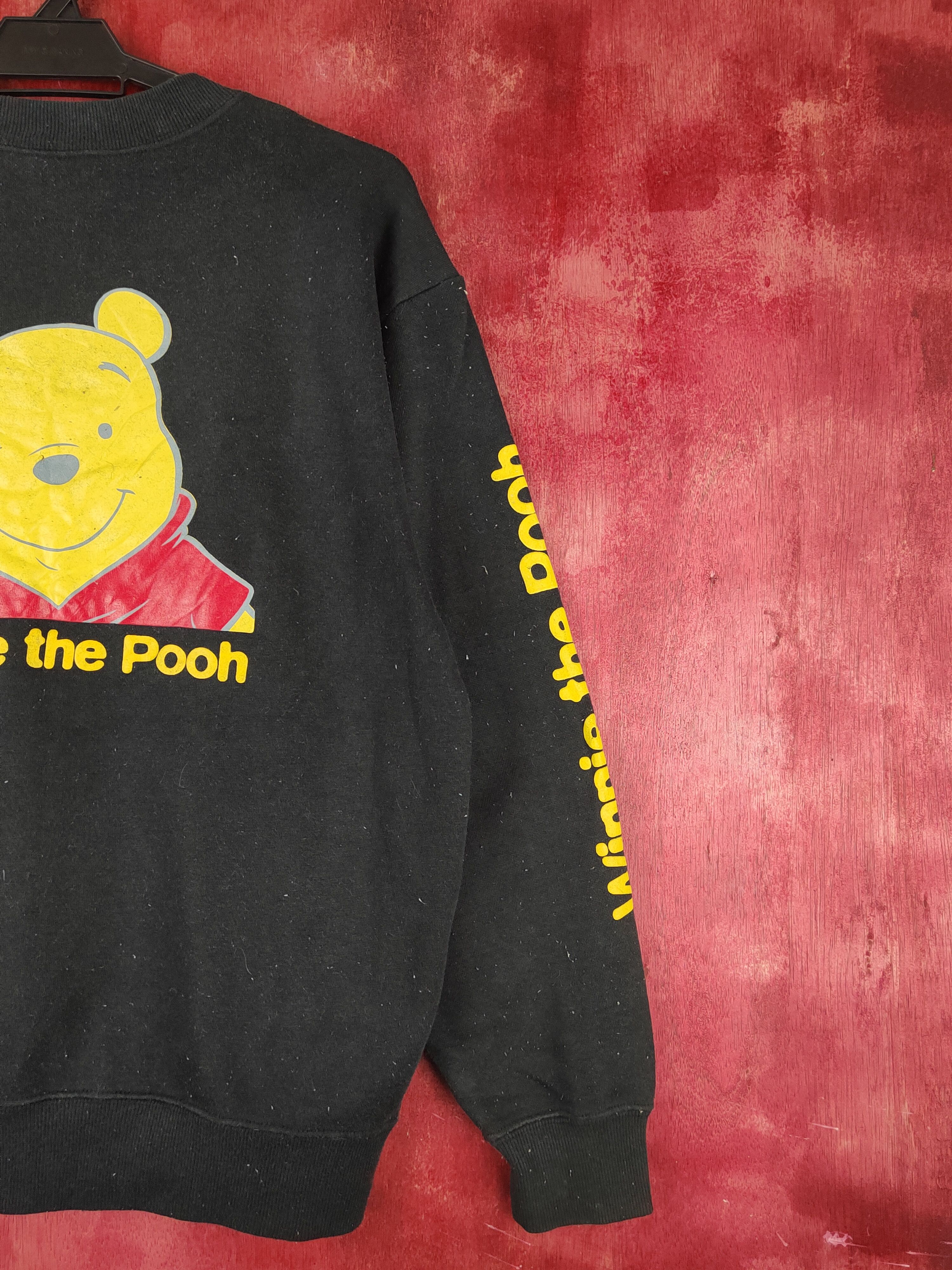 Cartoon Network × Disney × Vintage vintage Disney Black Winnie the Pooh Sweatshirts #S1552 Size M / US 6-8 / IT 42-44 - 4 Thumbnail