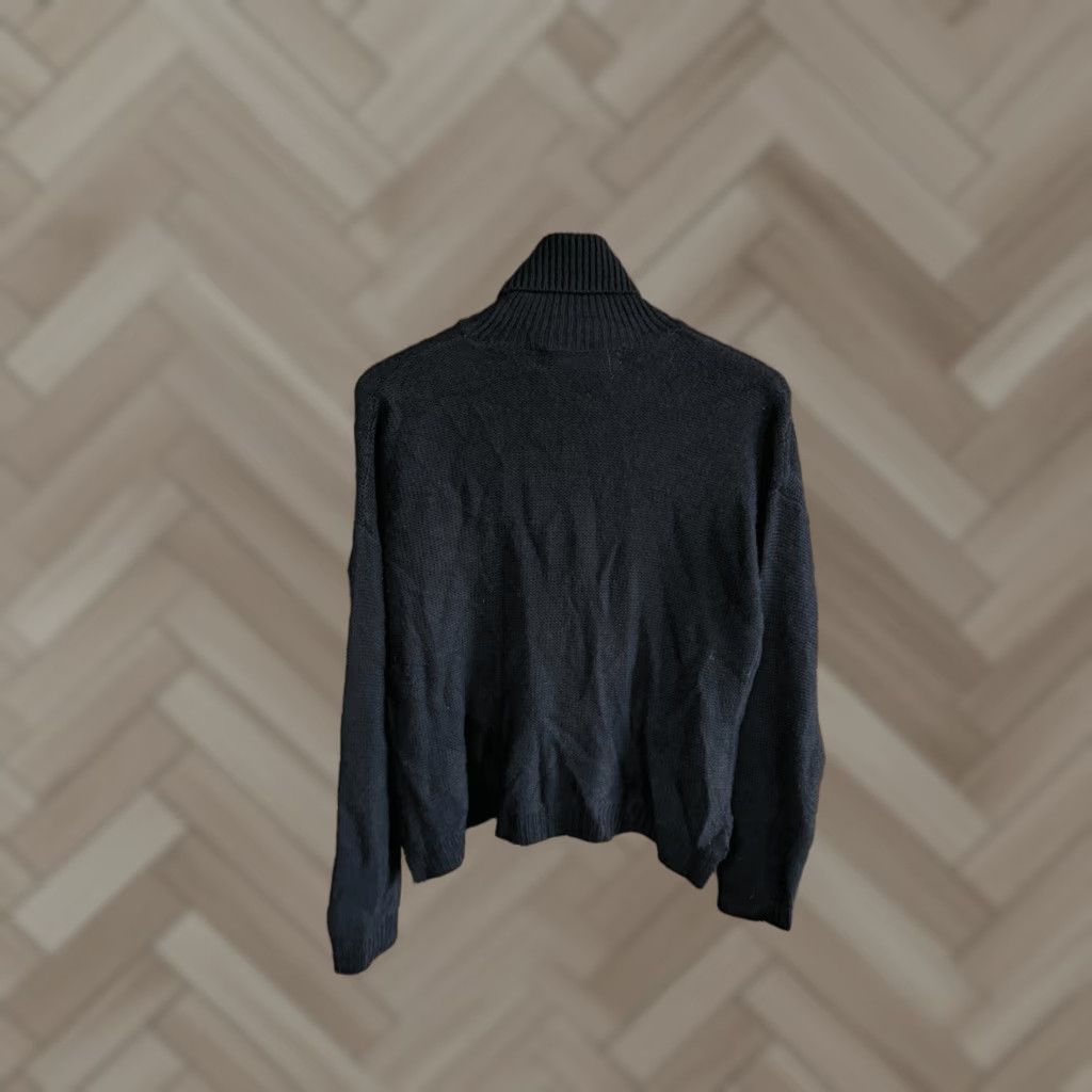 Zara Zara Knit Womens Black Long Sleeve Pullover Turtleneck Sweatshirt Size Medium Size M / US 6-8 / IT 42-44 - 1 Thumbnail
