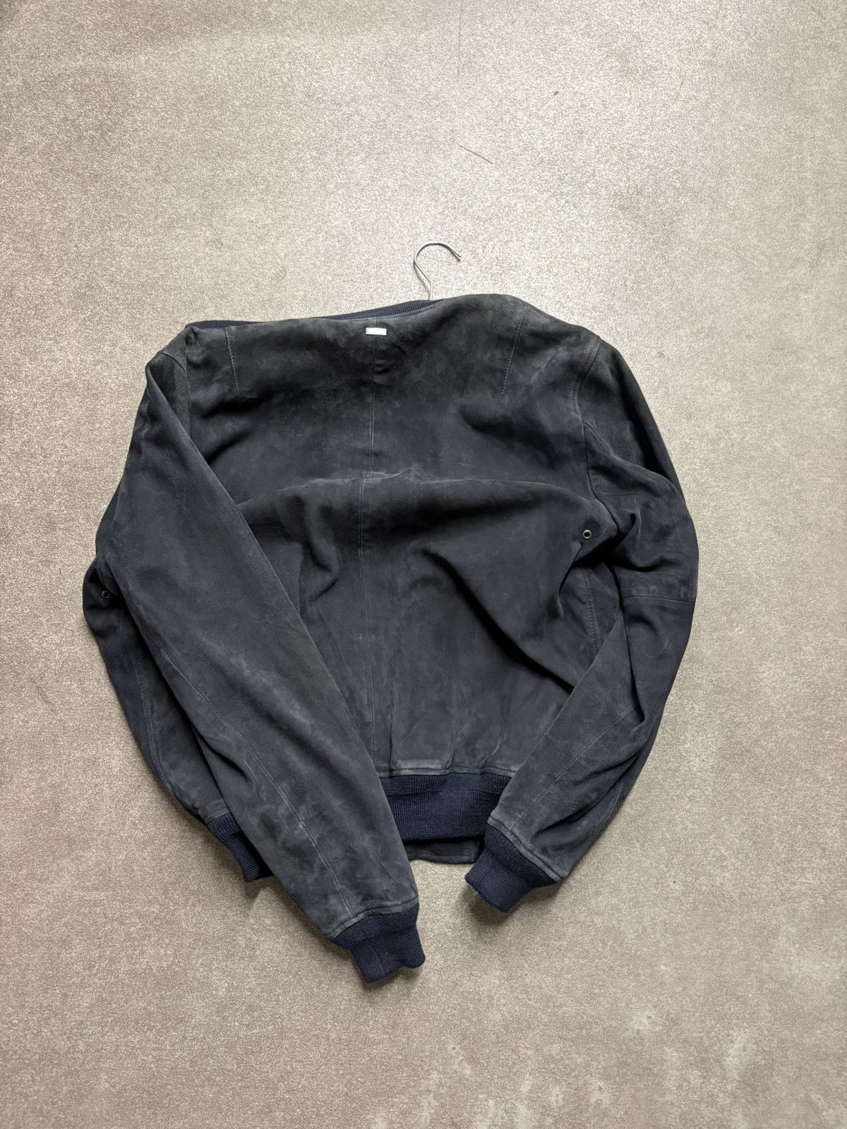 Polo Ralph Lauren Navy Suede Bomber Jacket Ralph Lauren Men’s Size S – New Size US S / EU 44-46 / 1 - 4 Thumbnail