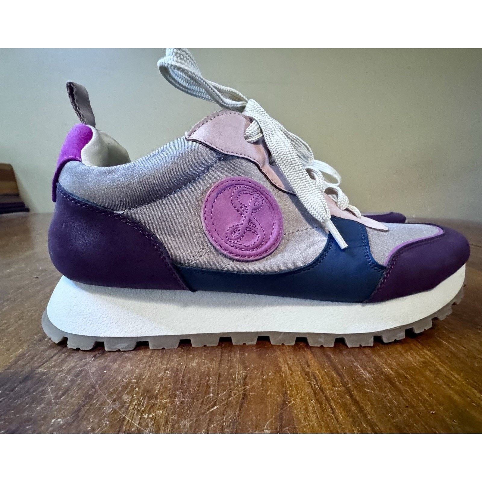& Other Stories Sam & Libby Women’s Sneakers Size 9M Pink Purple Casual Lace Size US 9 / IT 39 - 1 Thumbnail