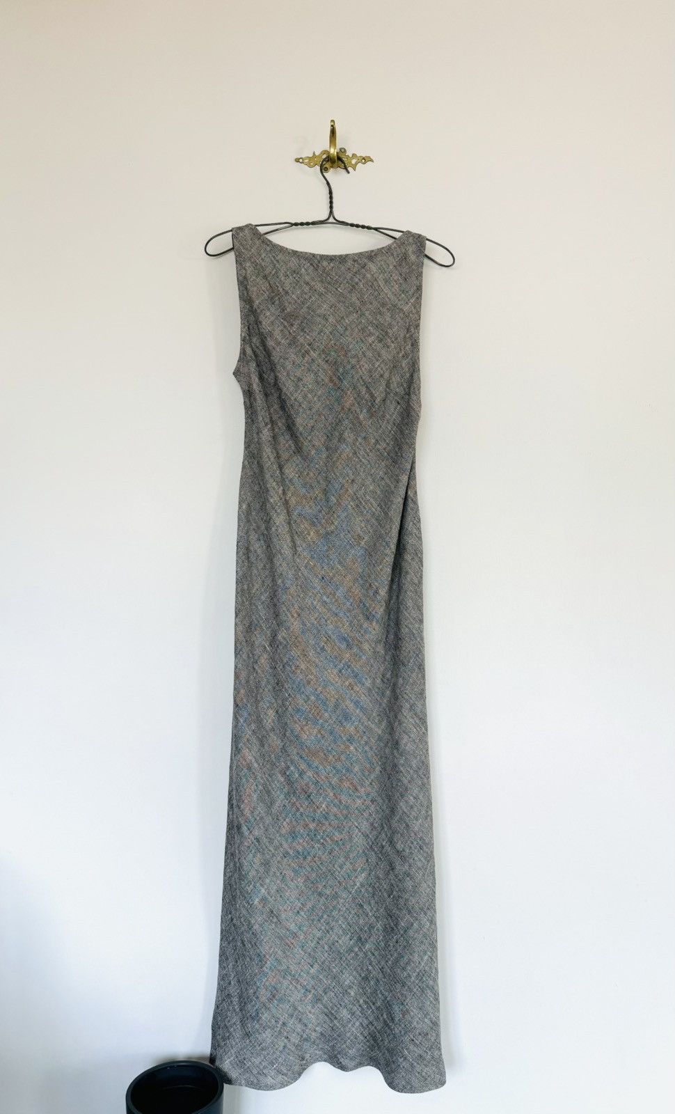 Philosophy di Lorenzo Serafini Philosophy Di Alberta Ferretti gray linen maxi gown Size XL / US 12-14 / IT 48-50 - 1 Thumbnail