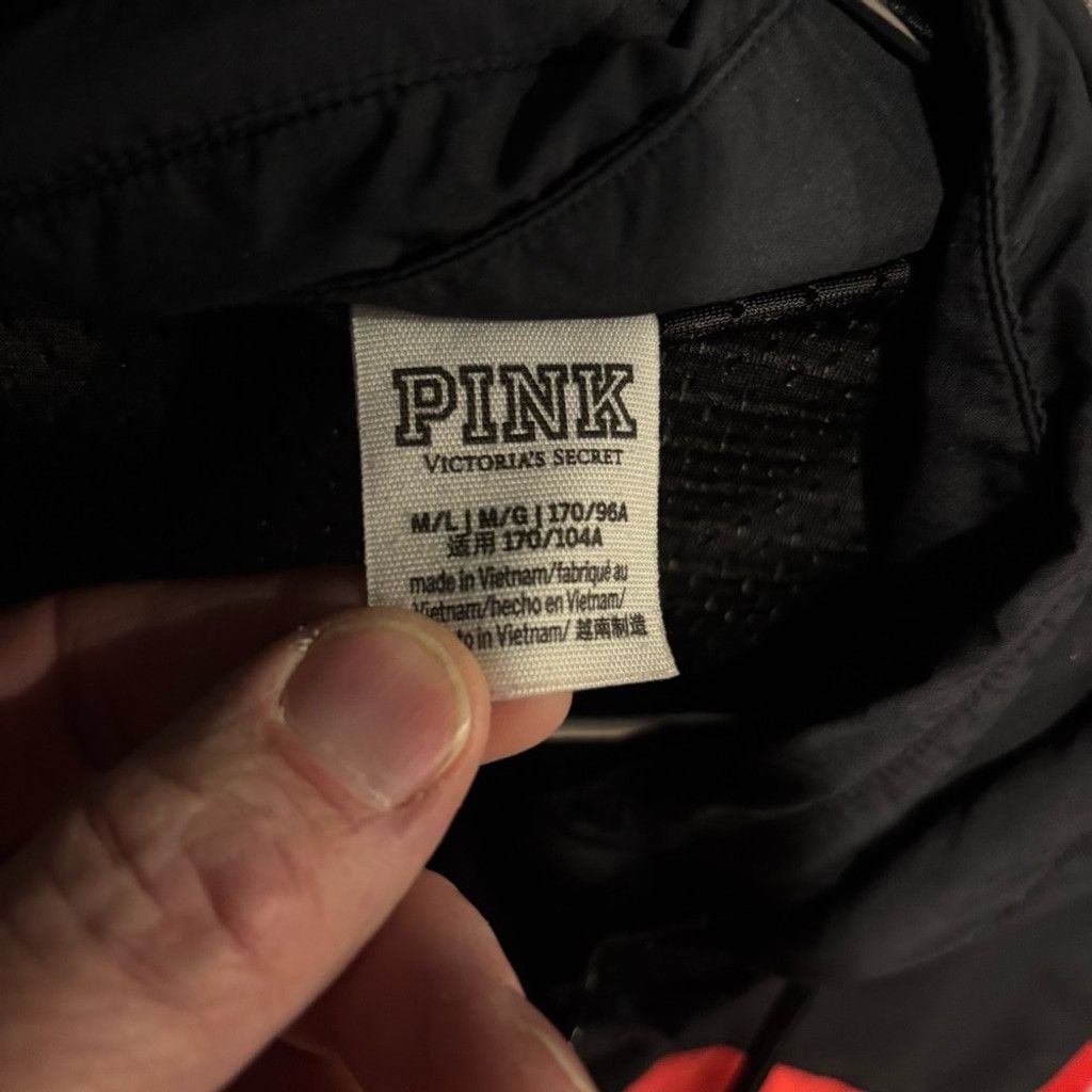Pink Women’s Pink Windbreaker Jacket Size L / US 10 / IT 46 - 2 Thumbnail