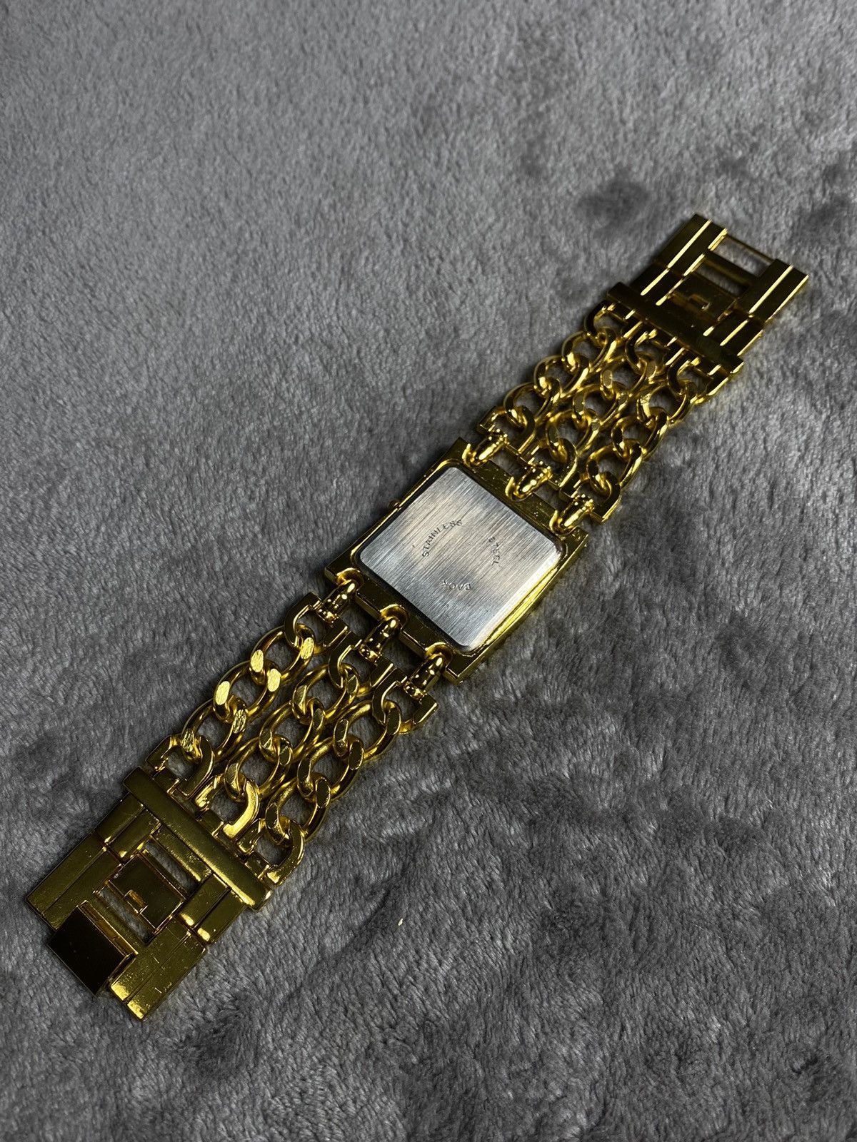 Japanese Brand × Jewelry Futuristic Vintage Japanese Style Omax Gold Chain Watch Size ONE SIZE - 6 Thumbnail