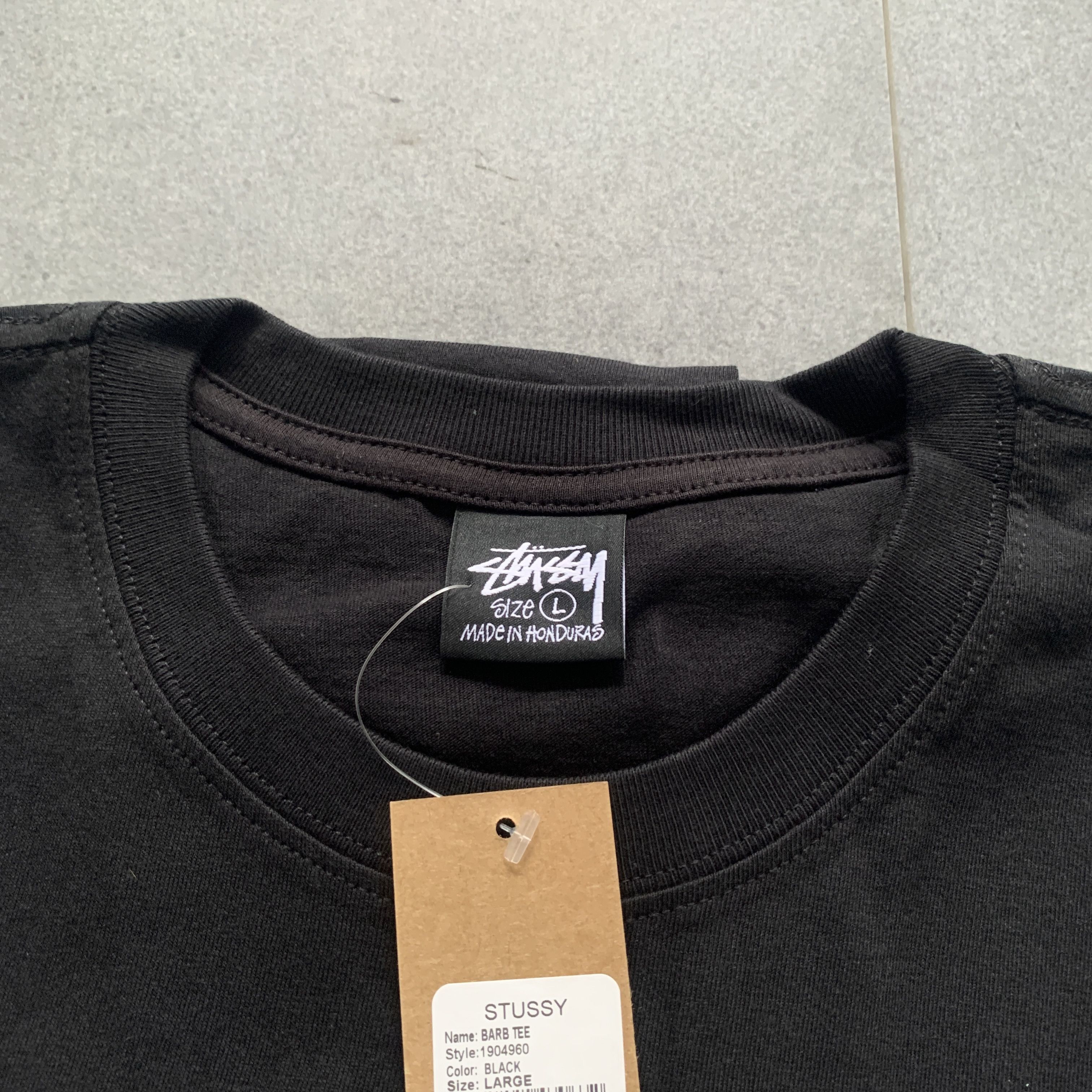 Stussy Stussy tee black Size US L / EU 52-54 / 3 - 4 Thumbnail