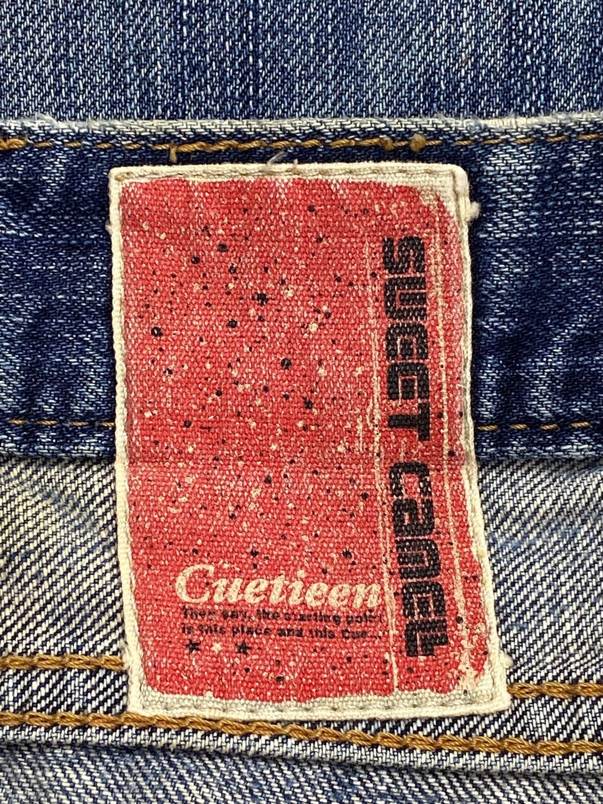 Japanese Brand Japanese Brand Blue Wash Distress Style Flare Jeans Size US 32 / EU 48 - 13 Thumbnail