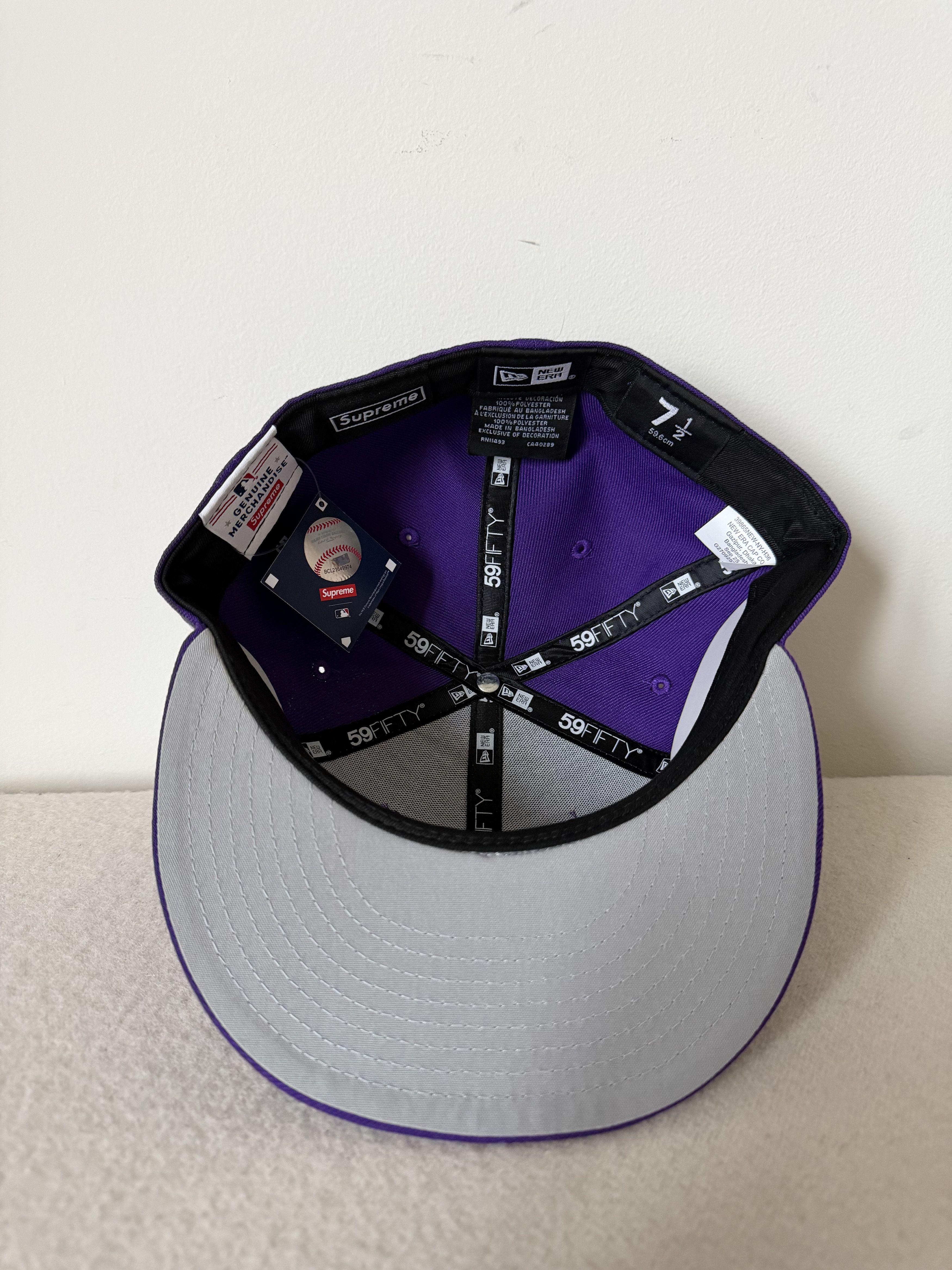 MLB × New Era × Supreme 7 1/2 Supreme New Era Houston Astros Box Logo 59FIFTY Size ONE SIZE - 6 Thumbnail