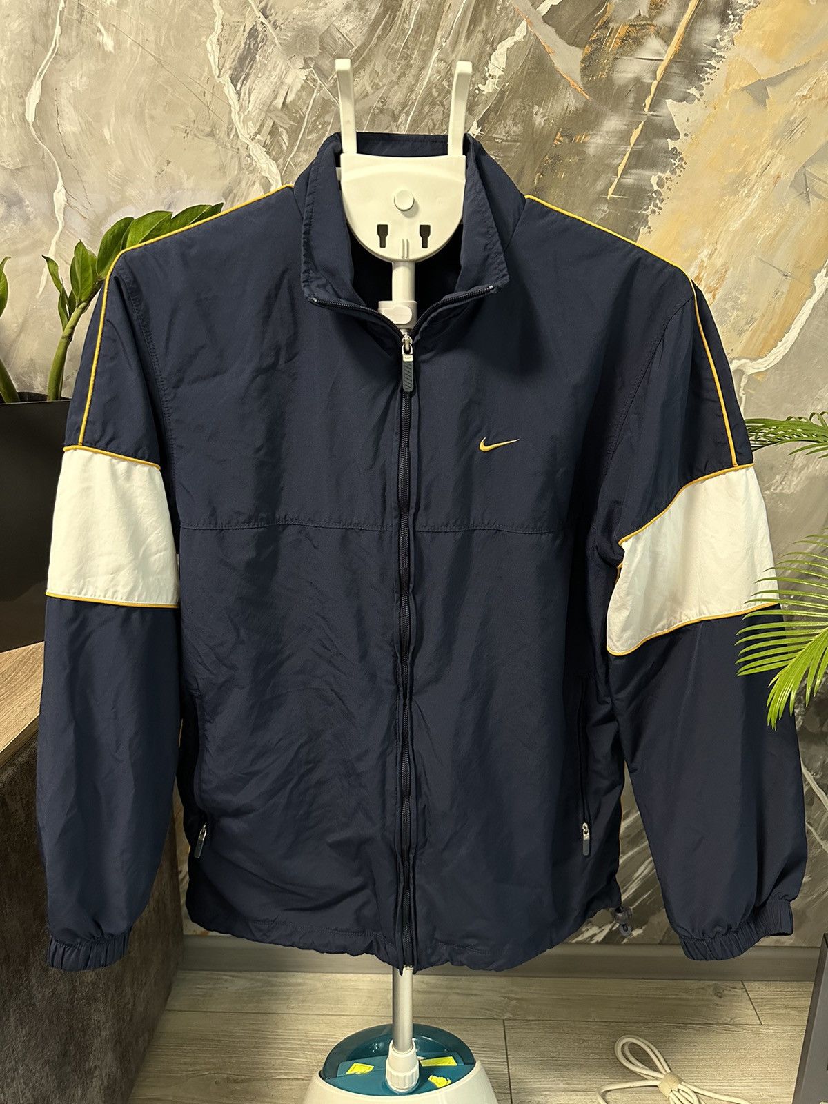 Vintage 90’s NIKE TEAM SWOOSH LOGO RETRO TRACK JACKET Y2K Size US M / EU 48-50 / 2 - 1 Thumbnail