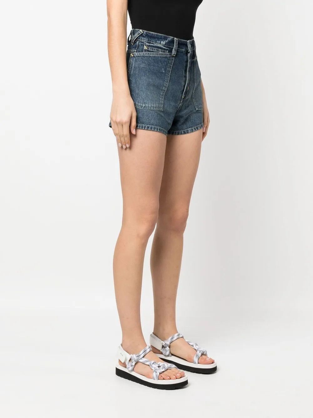 Kenzo o1y1025 Denim Short in Blue Size 28" / US 6 / IT 42 - 2 Thumbnail