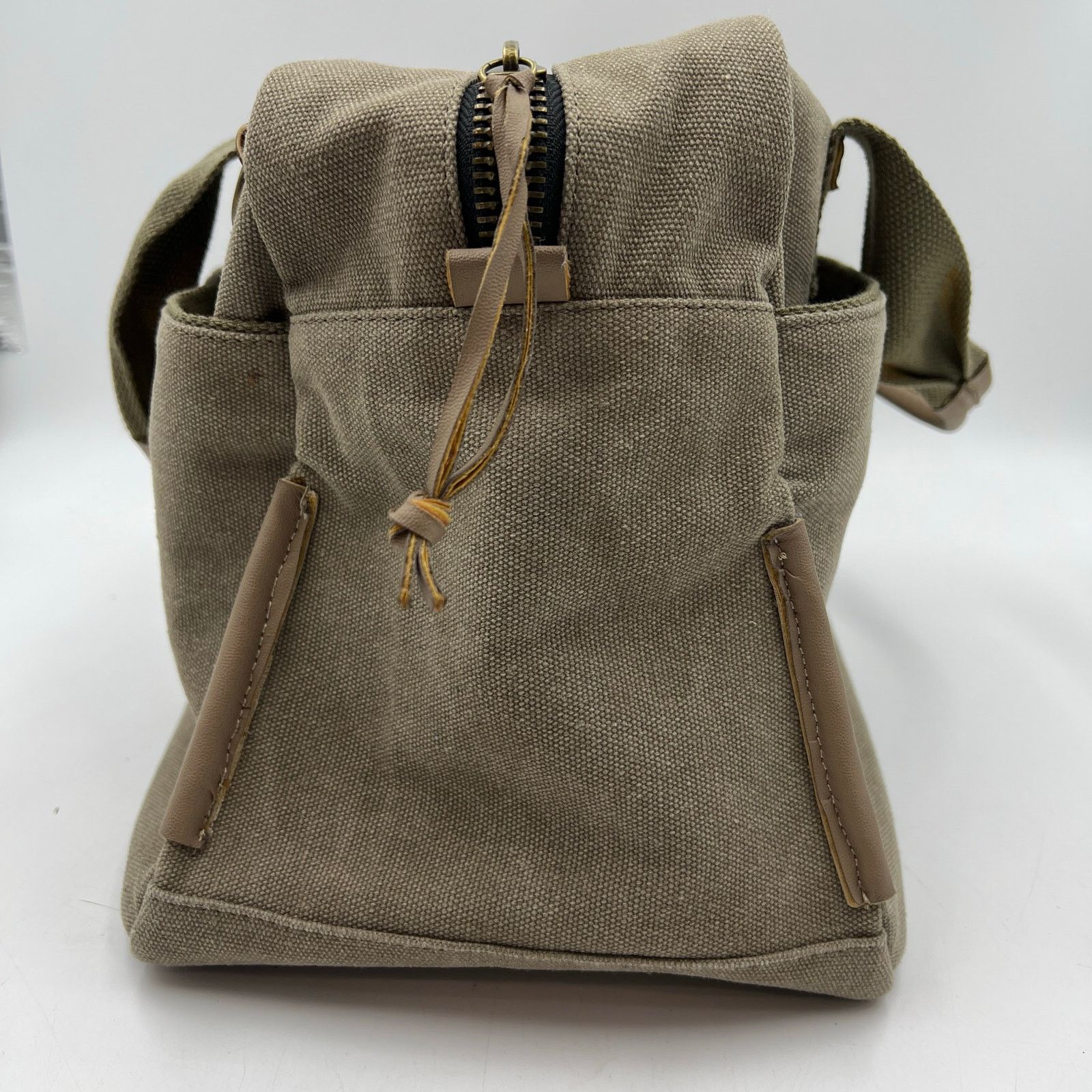 Other J. Fold Canvas Duffle Gray Overnighter Weekender Bag Size ONE SIZE - 8 Thumbnail