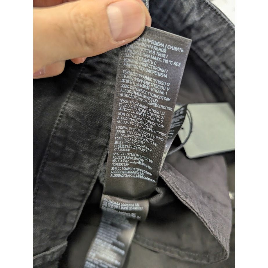 Balenciaga o1rshd1 Hybrid Baggy Denim Pants in Black Size US 30 / EU 46 - 21 Thumbnail